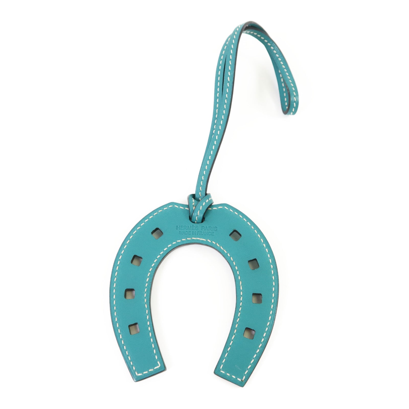 HERMES Swift皮革Paddock Horse Shoes Charm掛飾