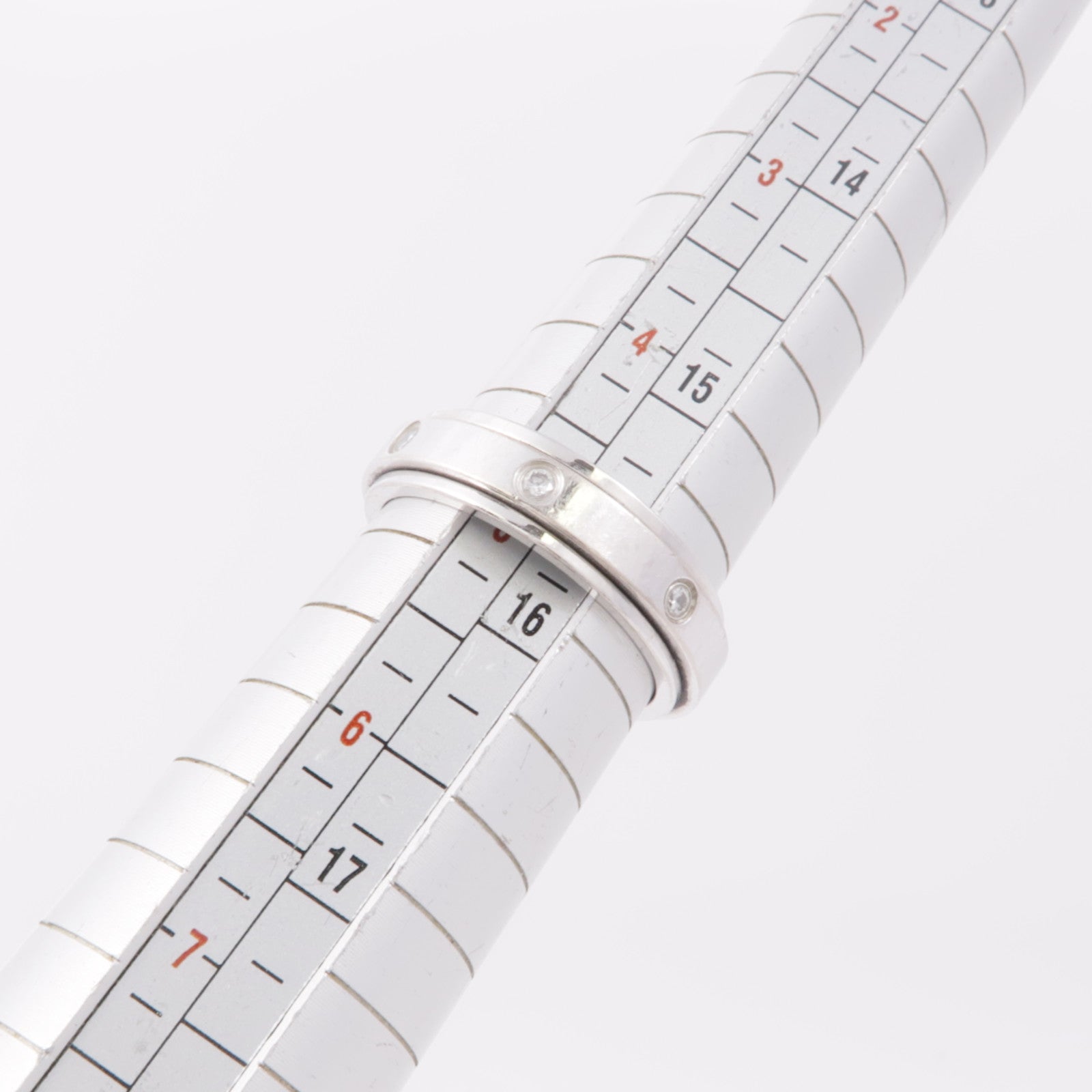 PIAGET 18K白金Diamond Ring鑽石/戒指Piaget#49/US#4.75