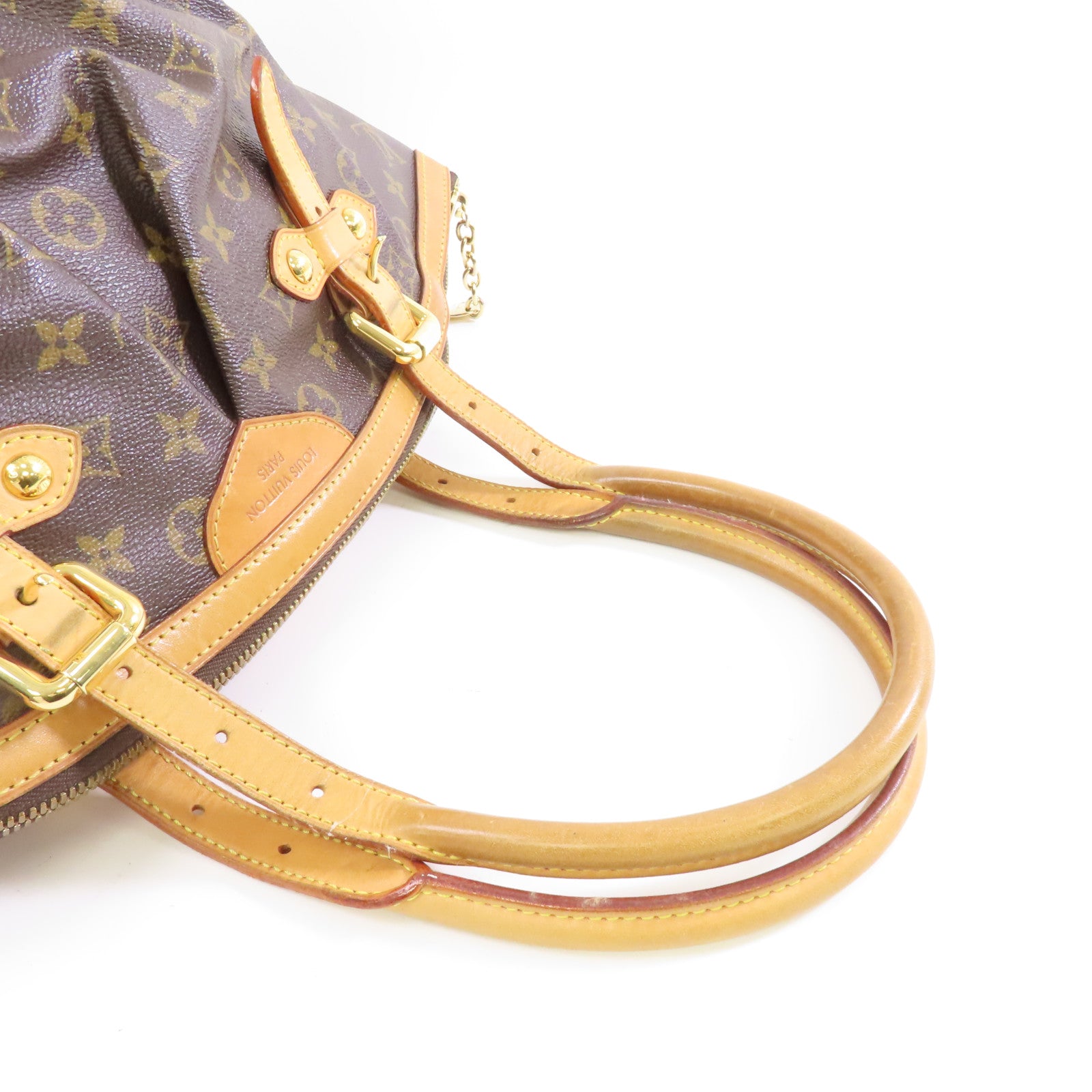 LOUIS VUITTON 【激減優惠】Monogram Tivoli GM金扣肩背袋啡色