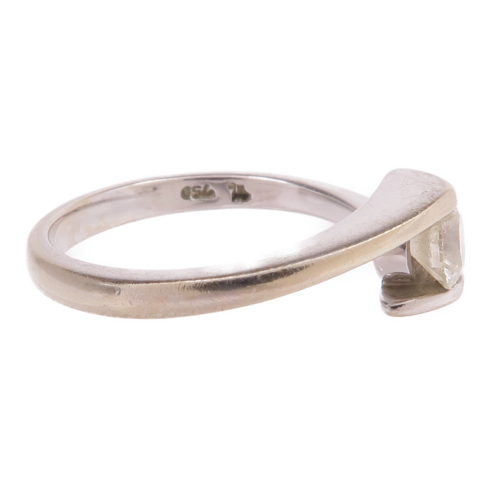JEWELRY 【激減優惠】18K白金Diamond Ring鑽石戒指US#5