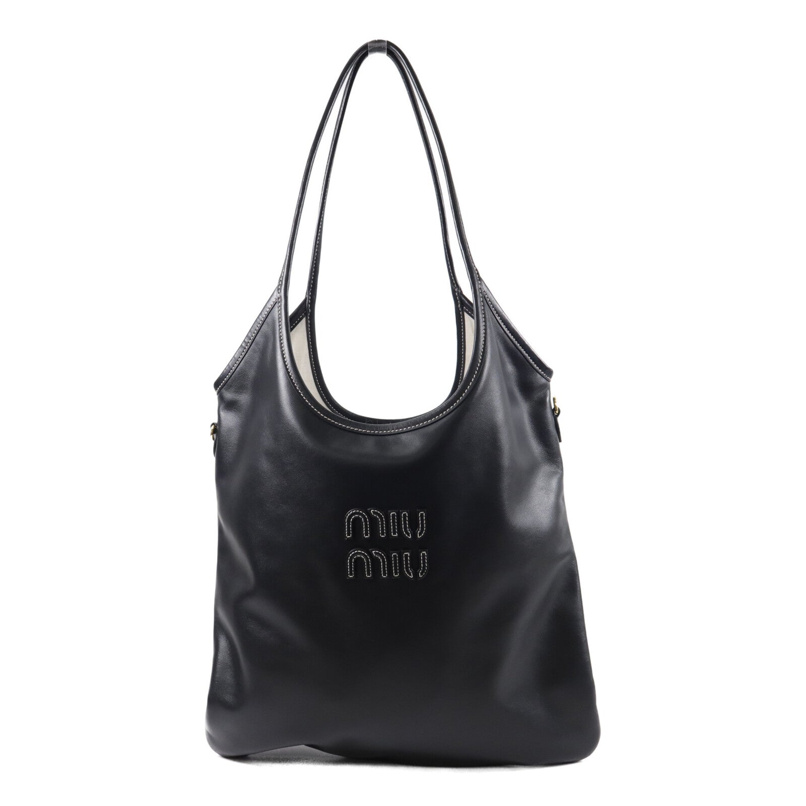 Miu Miu 牛皮皮革Ivy Leather Bag手挽袋
