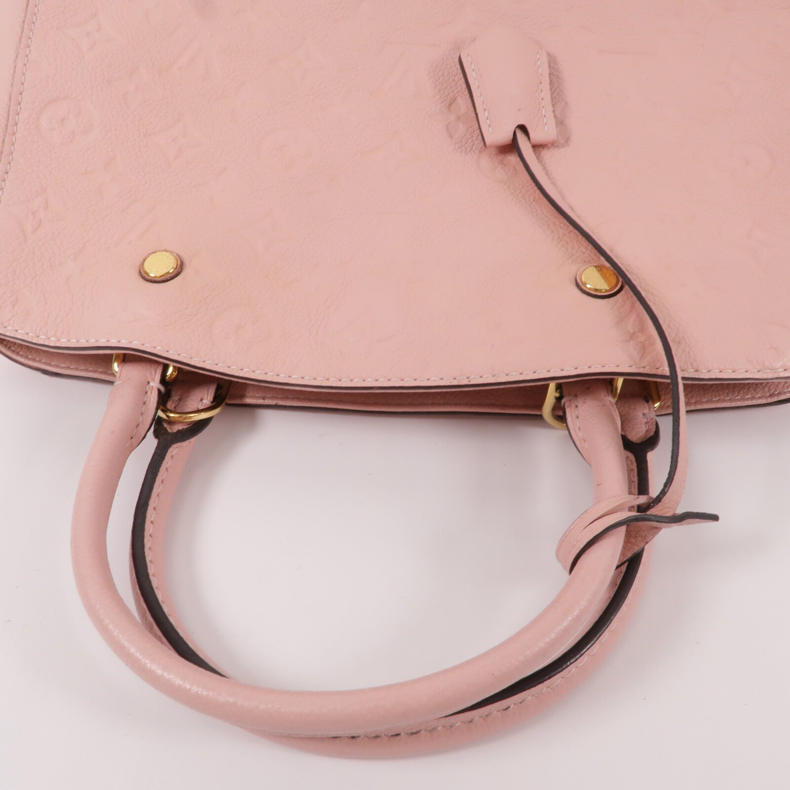 LOUIS VUITTON Monogram Empreinte Montaigne MM手挽肩背兩用袋