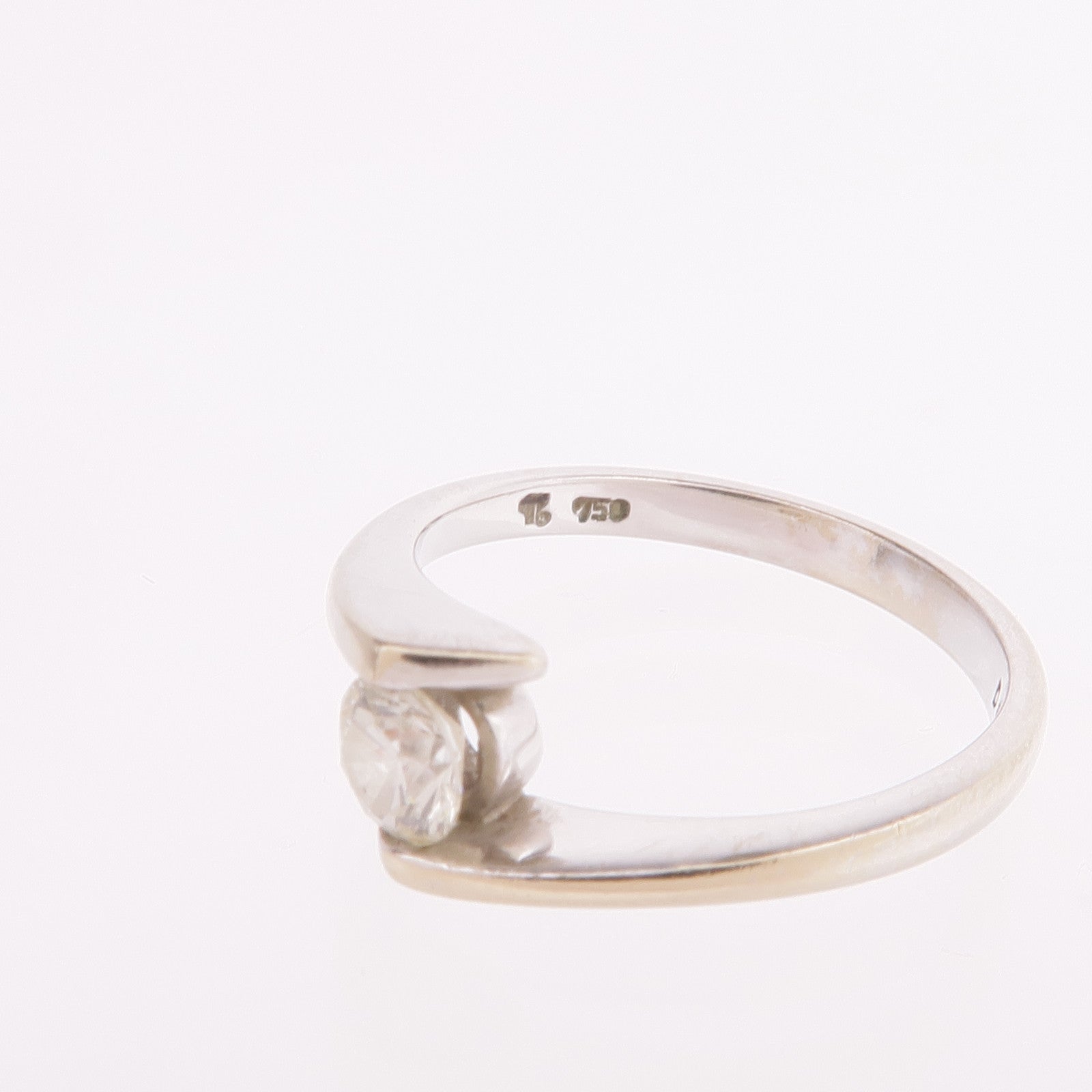 JEWELRY 【激減優惠】18K白金Diamond Ring鑽石戒指US#5