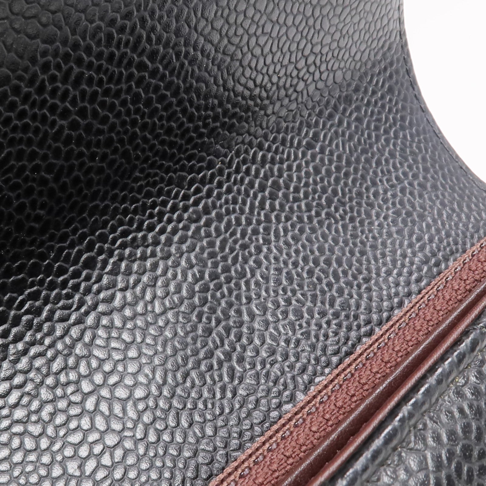 CHANEL 牛皮皮革Long Wallet金扣長錢包