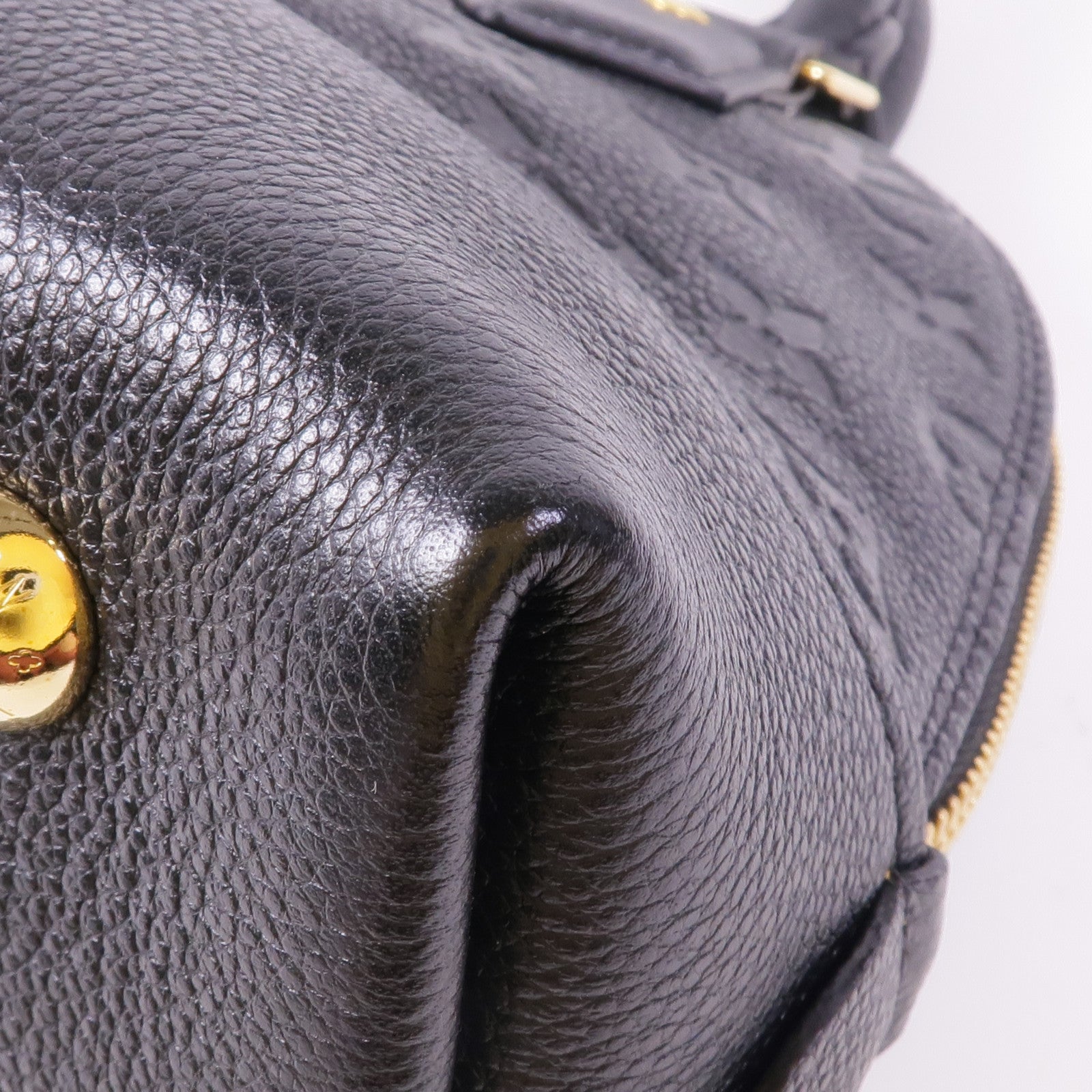 LOUIS VUITTON Monogram Empreinte Neo Alma BB金扣手挽肩背兩用袋