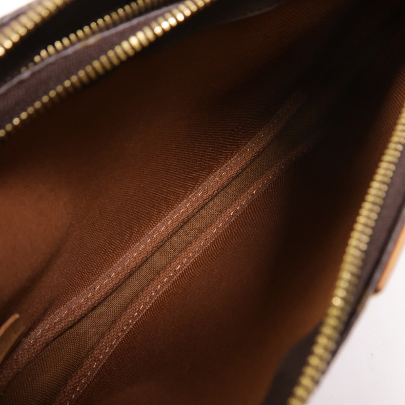 LOUIS VUITTON Monogram Multi Pochette Accessoires金扣手挽肩背兩用袋棕色