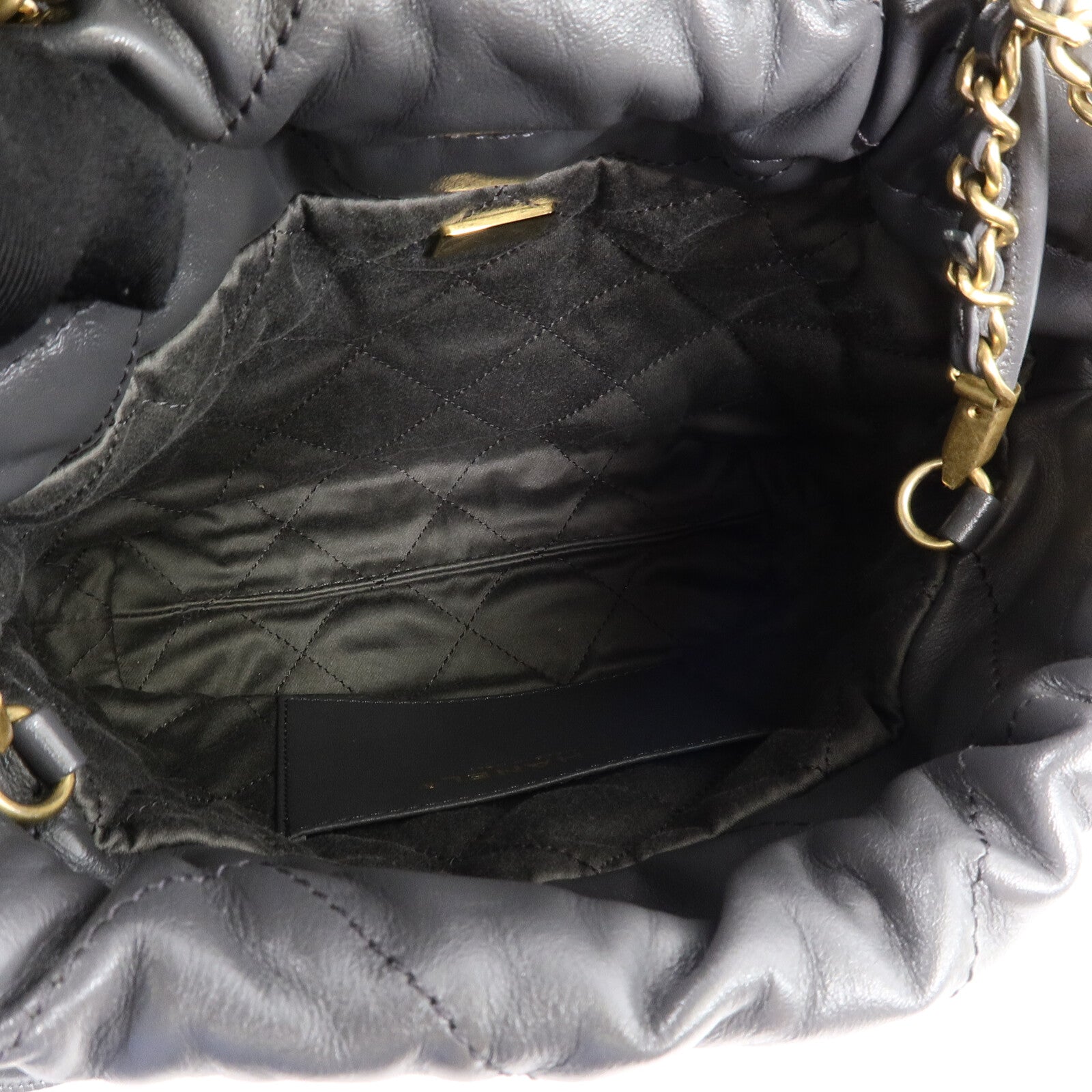 CHANEL 牛皮皮革Mini 22手挽肩背兩用袋