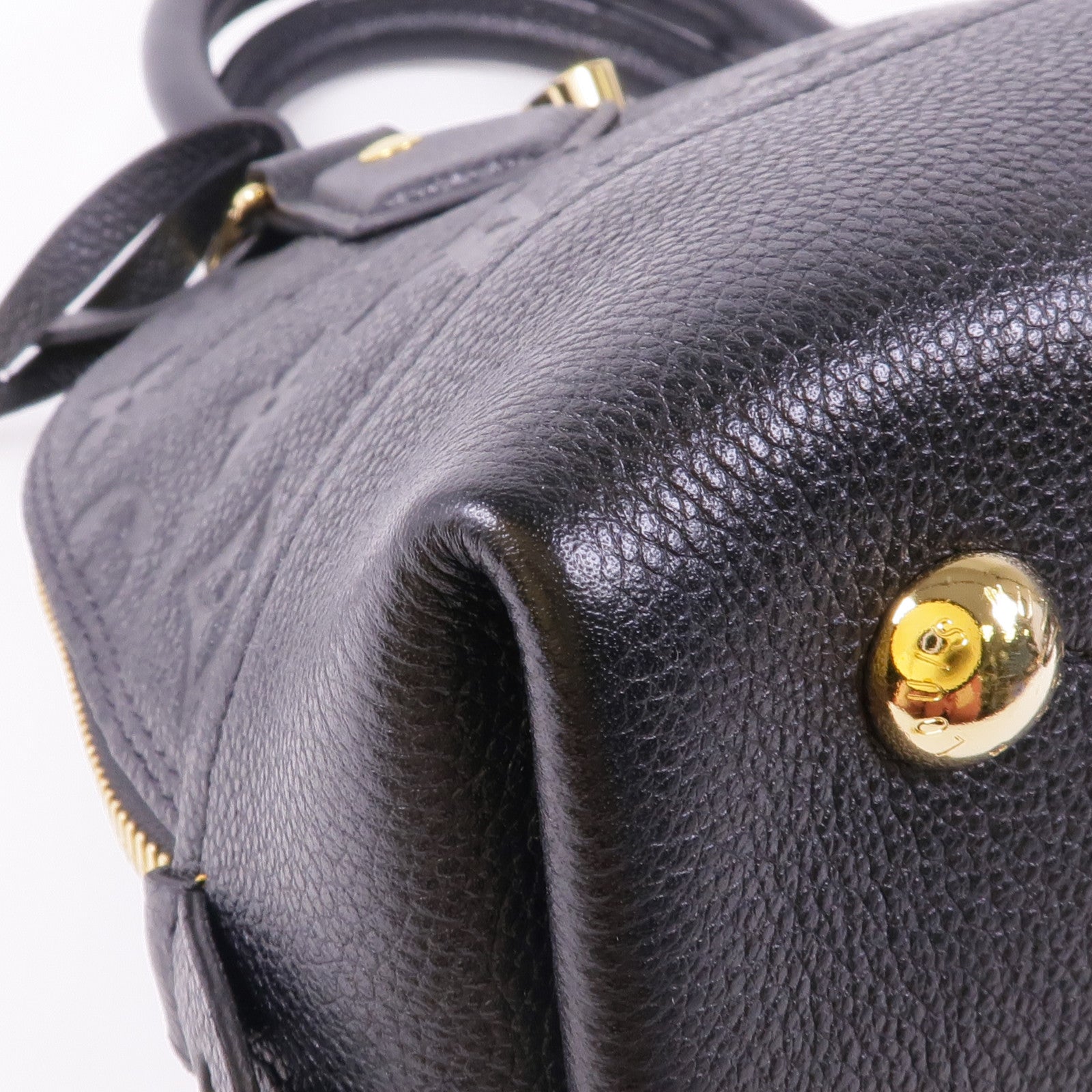 LOUIS VUITTON Monogram Empreinte Neo Alma BB金扣手挽肩背兩用袋