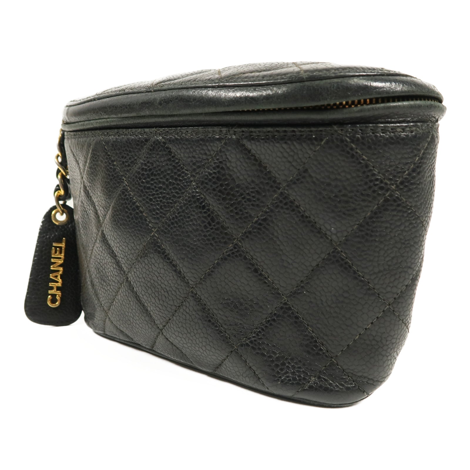 CHANEL 牛皮皮革Waist Bag金扣腰包