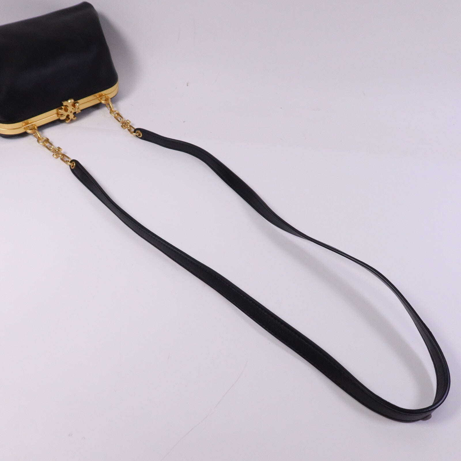 Tory Burch 羊皮皮革Shoulder Bag金扣肩背袋