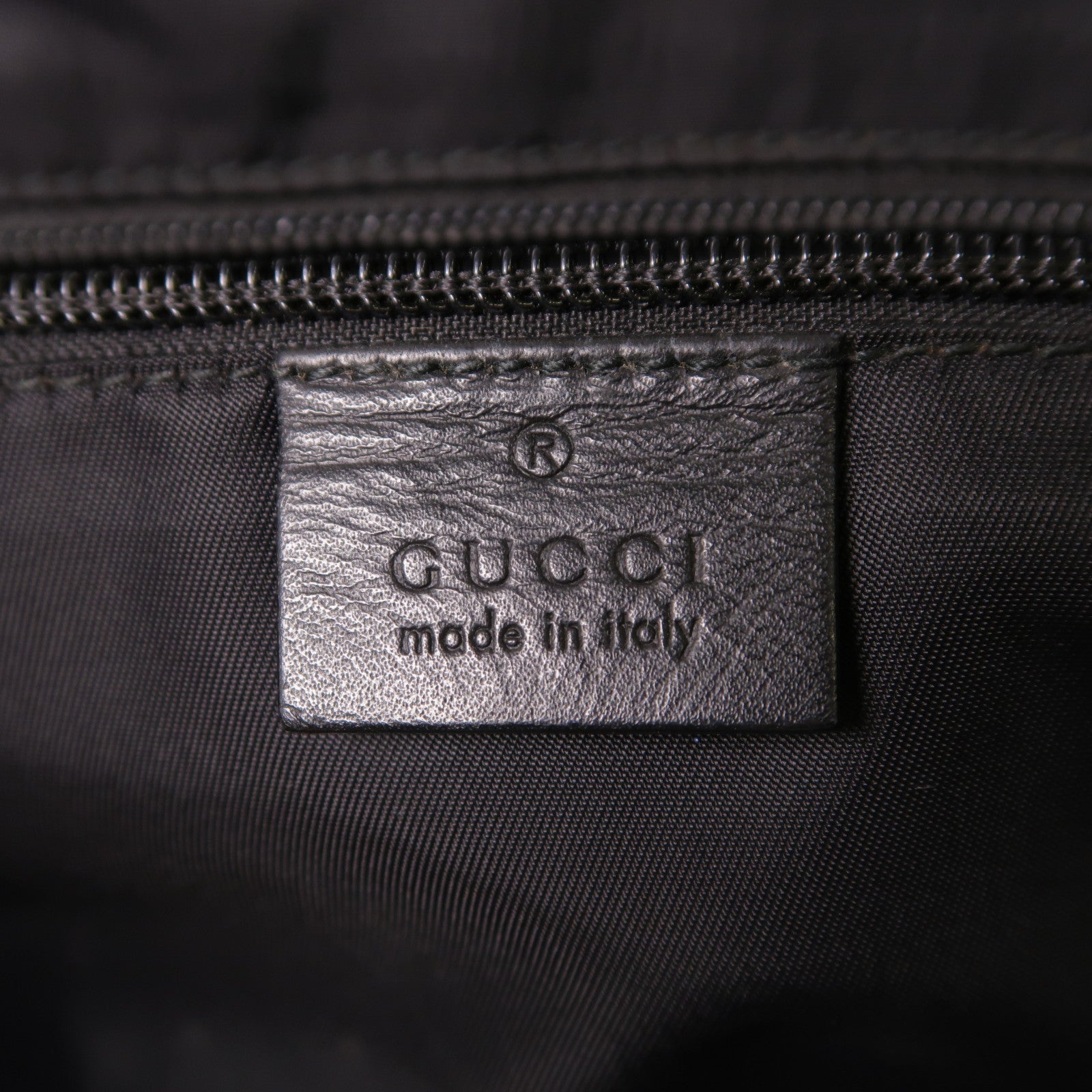 GUCCI GG SHW Tote Bag 268175 Calfskin Leather Black