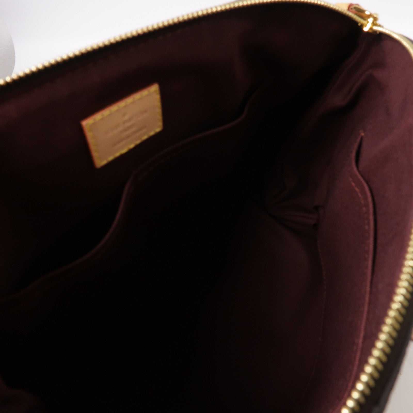 LOUIS VUITTON Monogram Rivory MM金扣手挽肩背兩用袋啡色