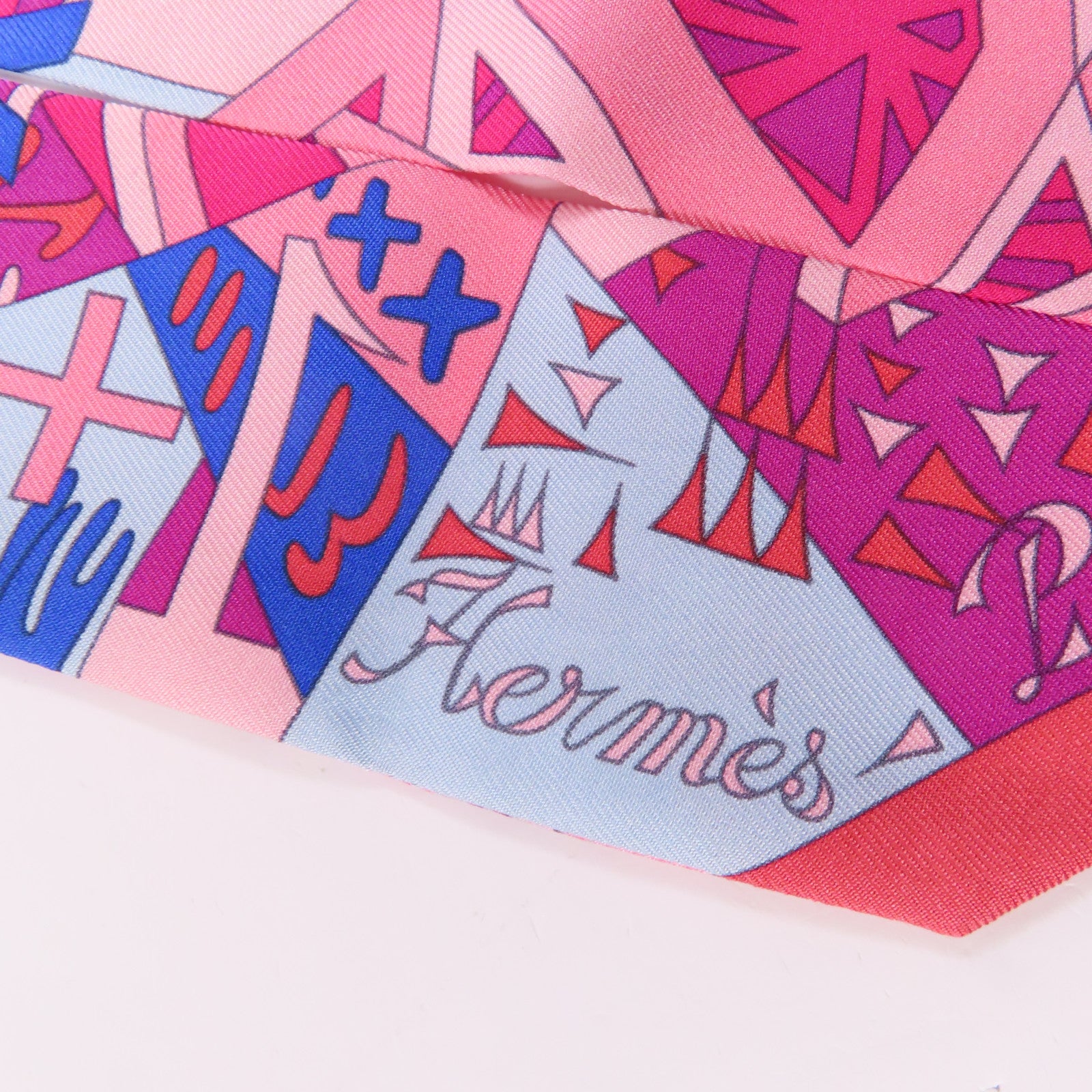 HERMES 絲質Twilly絲巾