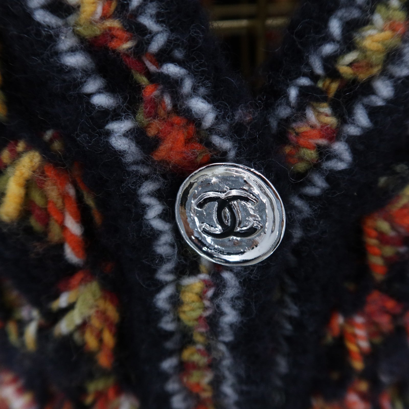 CHANEL Coco Mark Button Cardigan針織