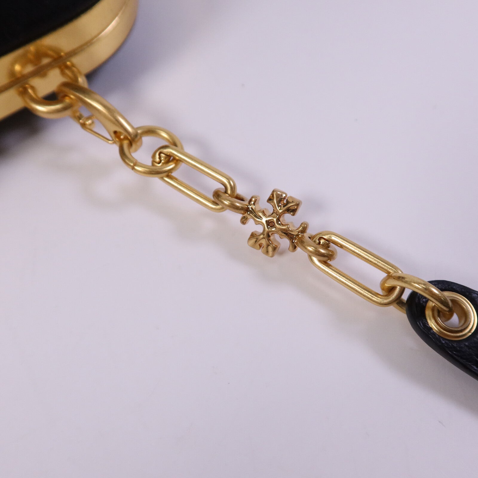 Tory Burch 羊皮皮革Shoulder Bag金扣肩背袋