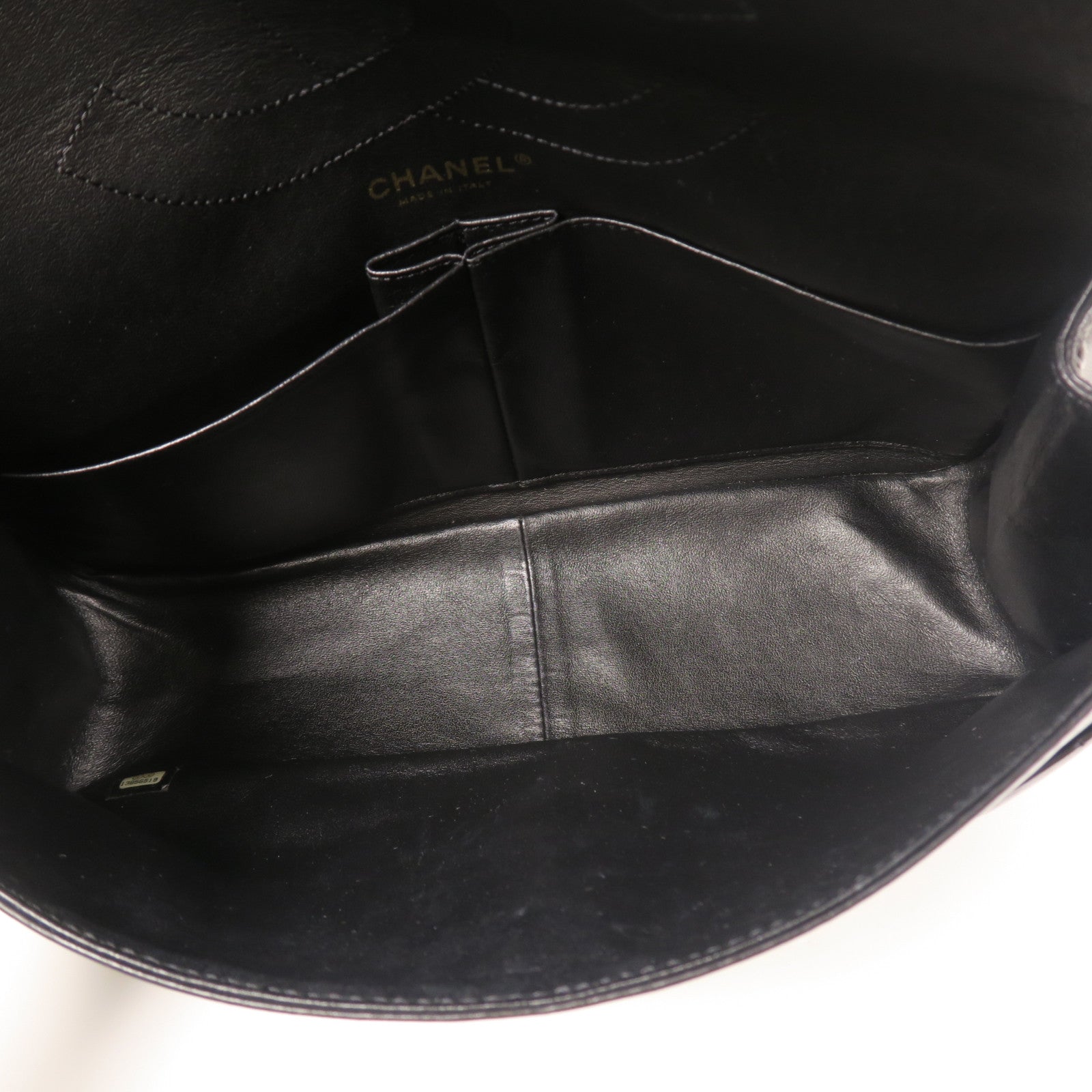 CHANEL 羊皮皮革2.55金扣鏈帶肩背袋