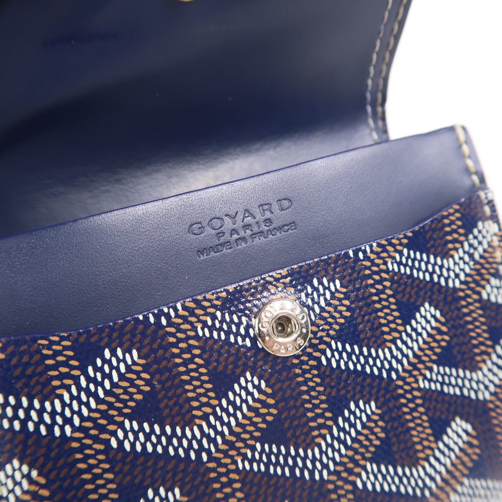 GOYARD 塗層帆布Marigny Wallet銀扣錢包