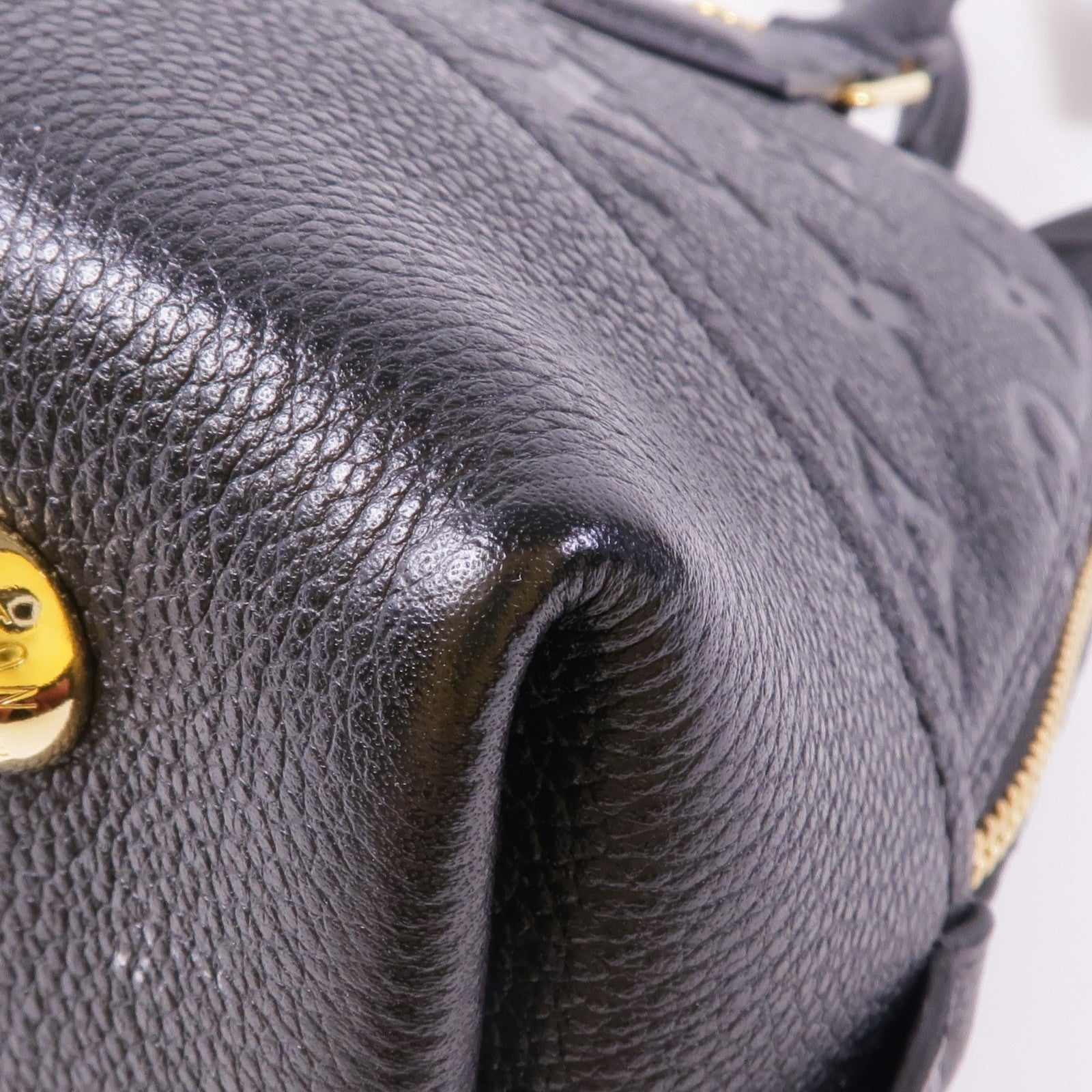 LOUIS VUITTON Monogram Empreinte Neo Alma BB金扣手挽肩背兩用袋
