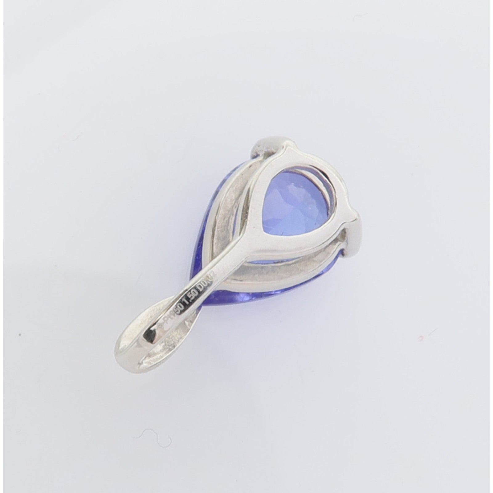 JEWELRY PT950鉑金Diamond Tanzanite坦桑石/鑽石吊墜