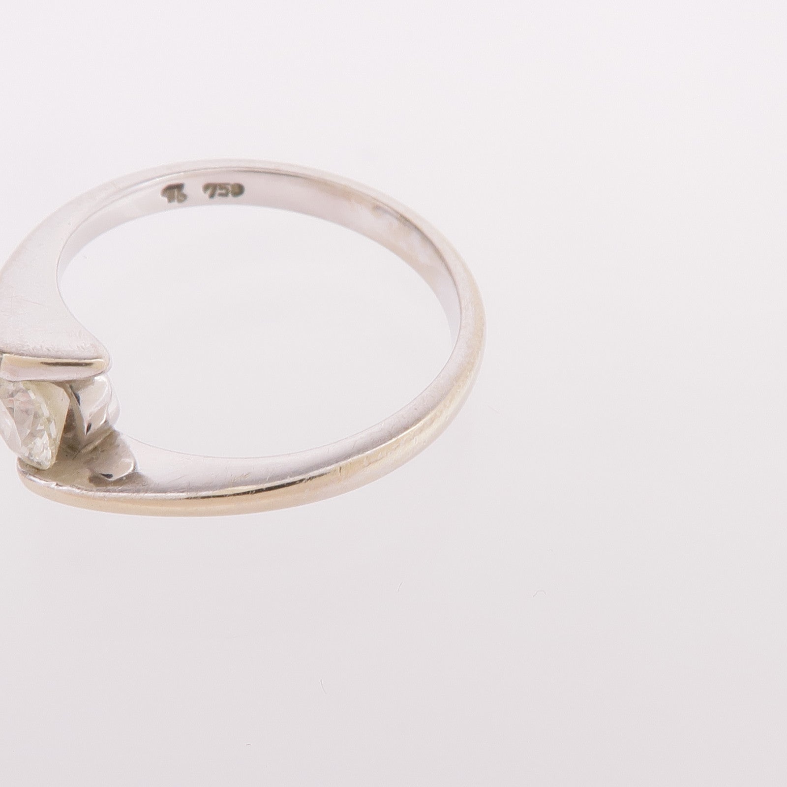 JEWELRY 【激減優惠】18K白金Diamond Ring鑽石戒指US#5