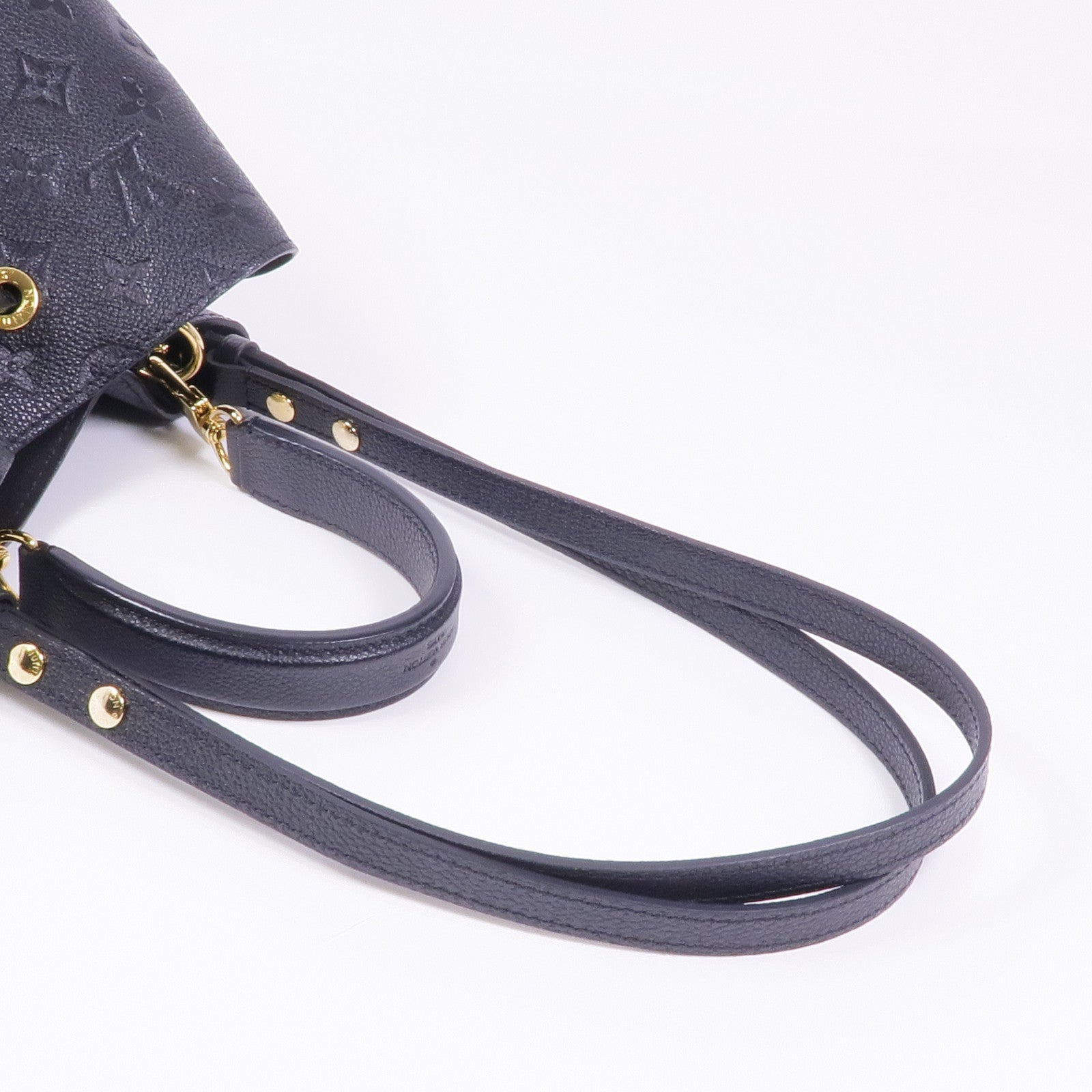 LOUIS VUITTON Monogram Empreinte Neo Noe MM金扣手挽肩背兩用袋