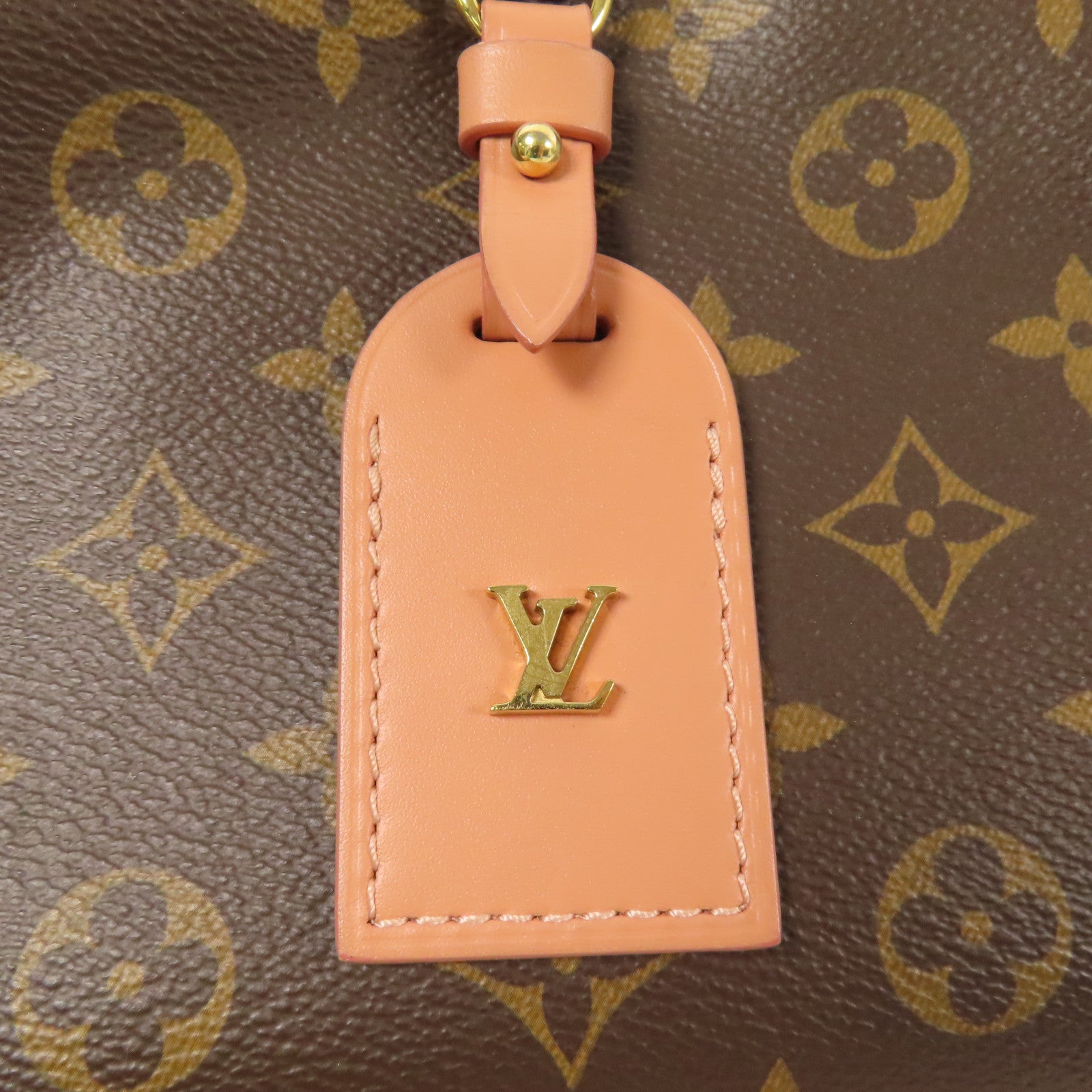 LOUIS VUITTON LV GHW Petite Malle Souple 2 Way Bag M45531 Monogram Brown Pink