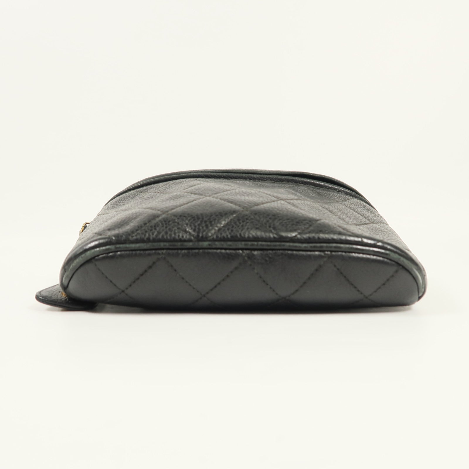 CHANEL 牛皮皮革Waist Bag金扣腰包