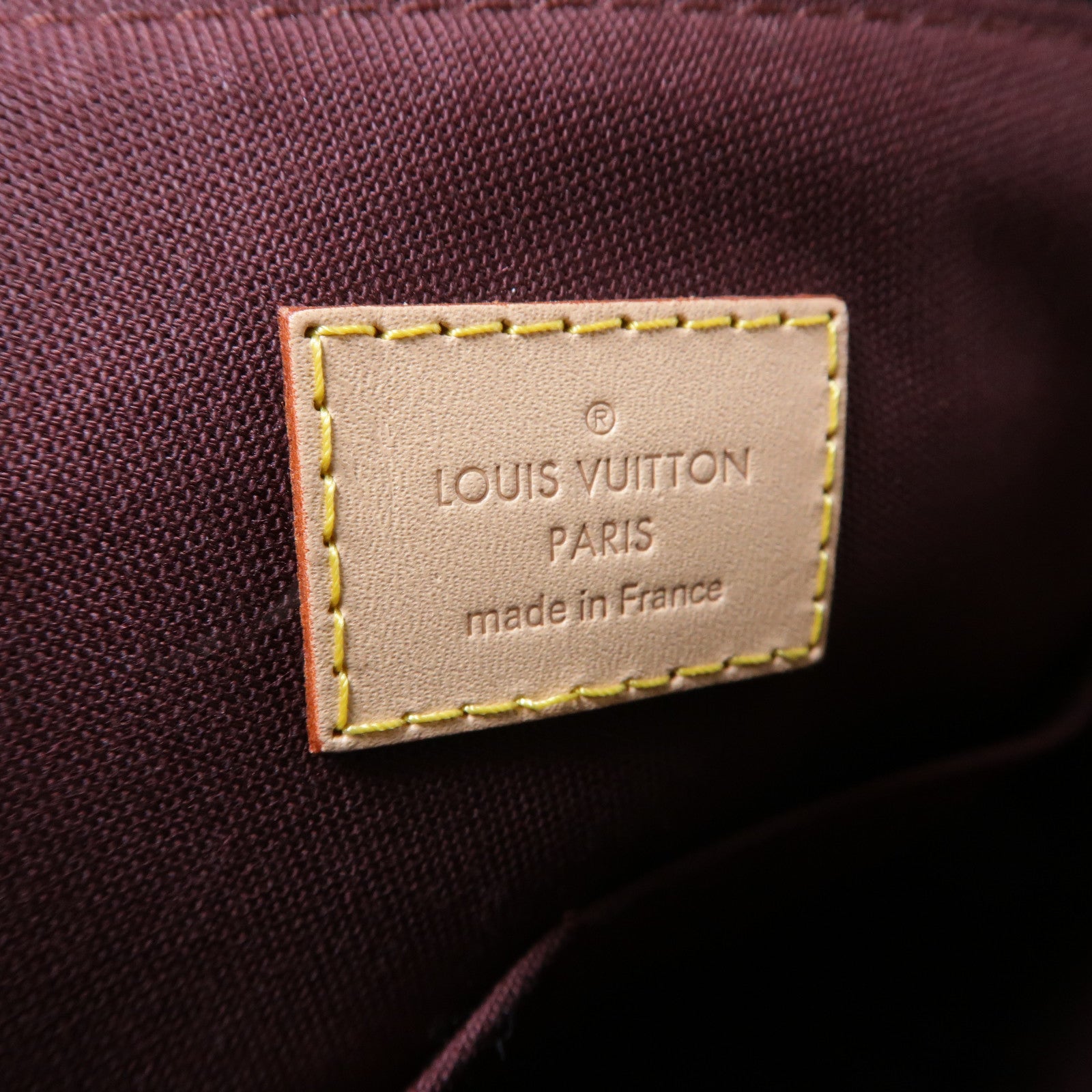 LOUIS VUITTON Monogram Rivory MM金扣手挽肩背兩用袋啡色
