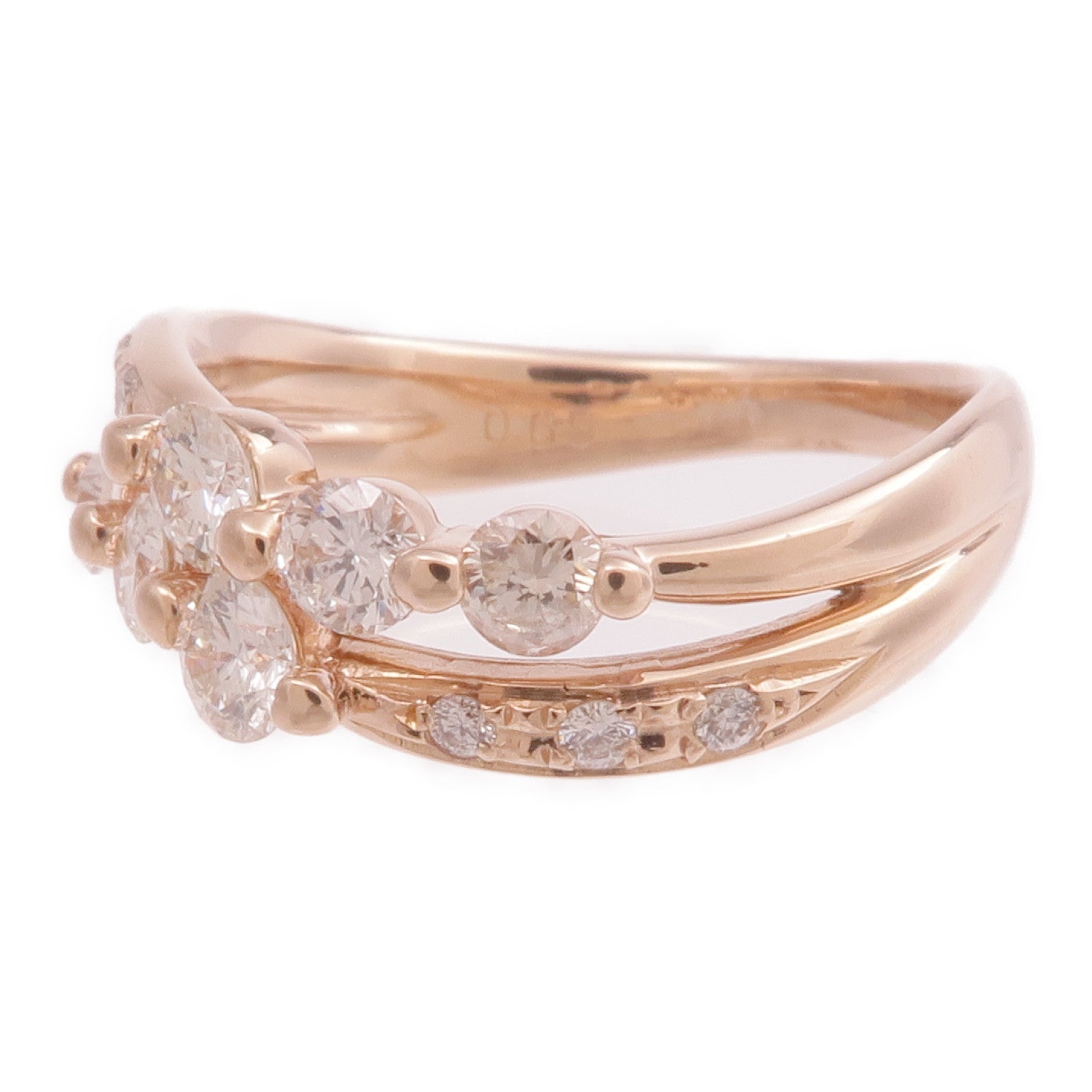 JEWELRY 18K玫瑰金Diamond Ring鑽石戒指US#5.25