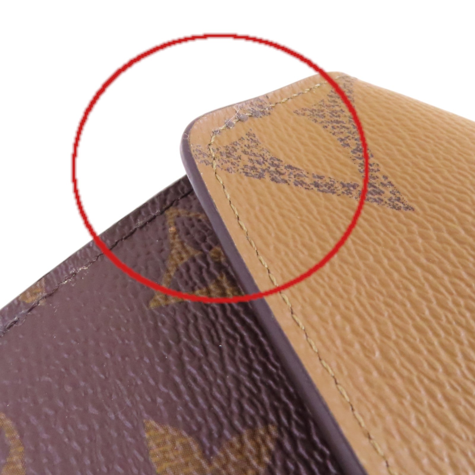 LOUIS VUITTON Monogram/Monogram Reverse  Giant Sarah Wallet金扣長錢包