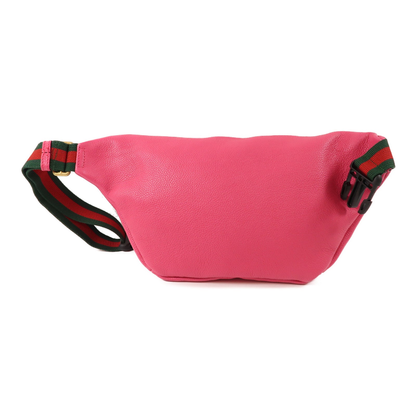 GUCCI 皮革Waist Bag腰包桃紅色