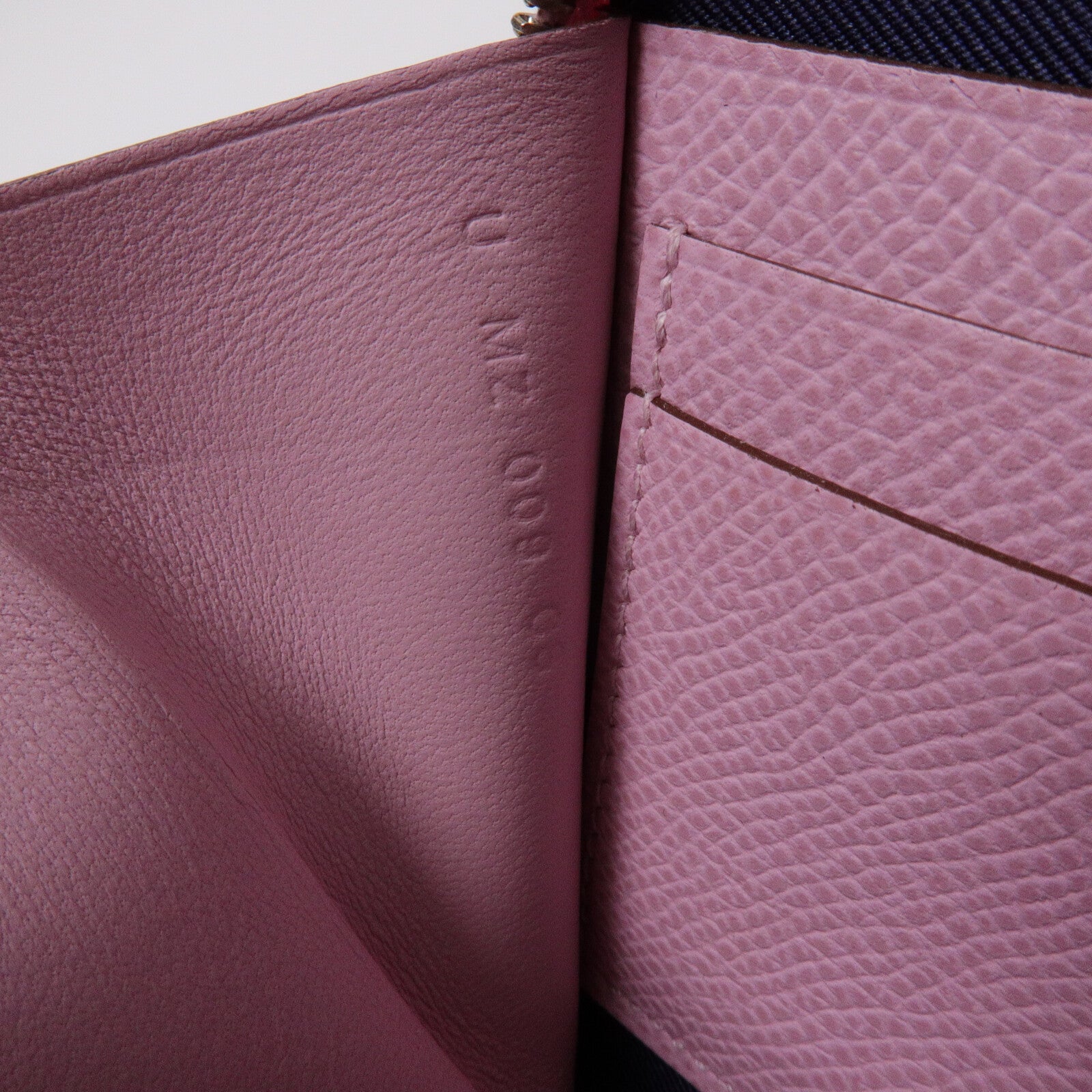HERMES Swift皮革/Epsom皮革Nouveau To Go肩背袋Mauve Sylvestre/Lime