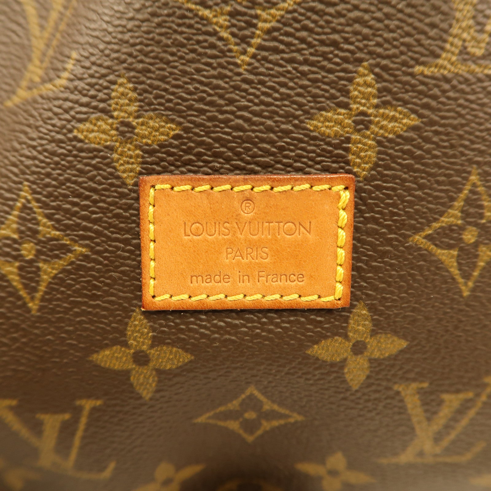 LOUIS VUITTON Monogram Saumur 30金扣肩背袋啡色
