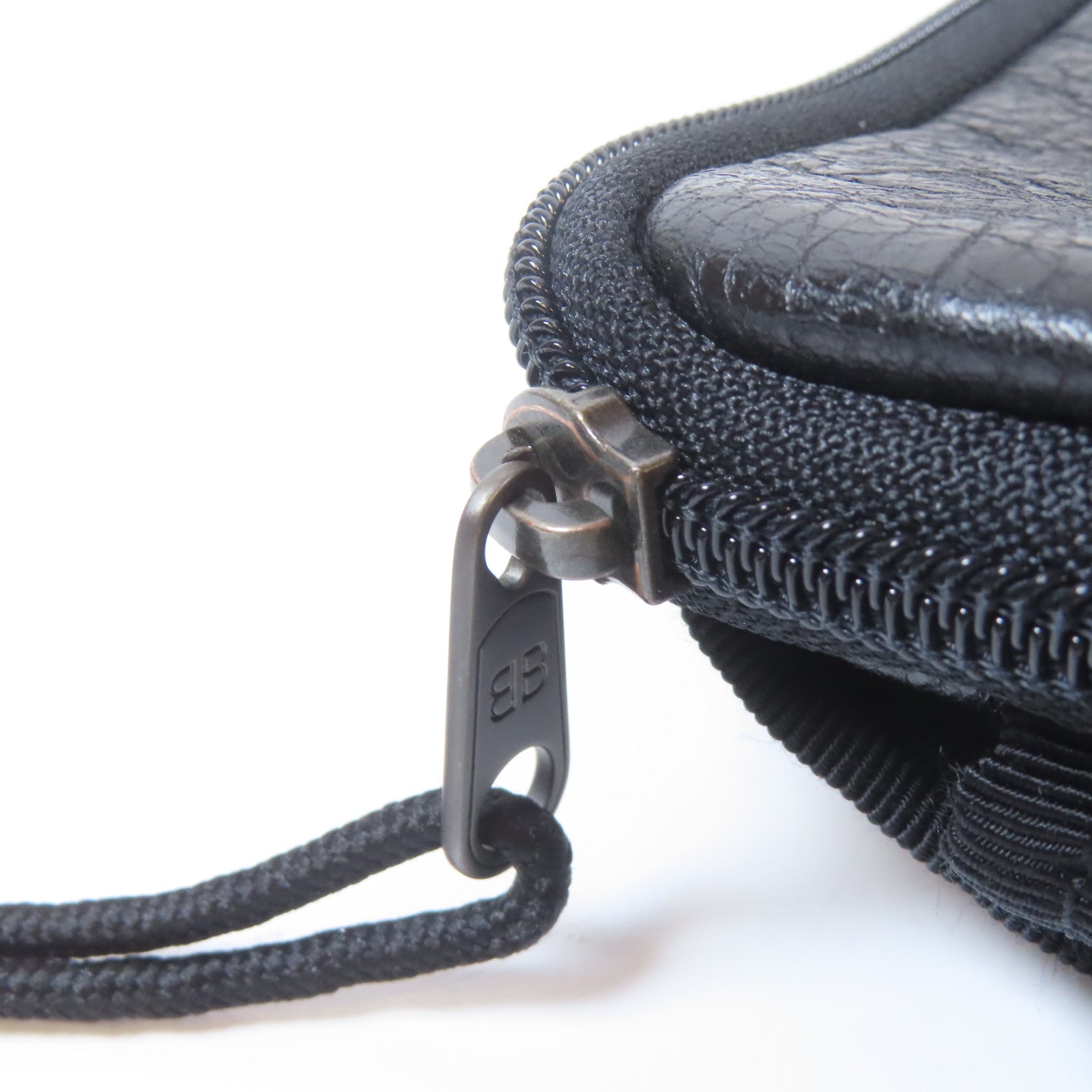 BALENCIAGA 【激減優惠】皮革Shoulder Bag黑扣肩背袋黑色