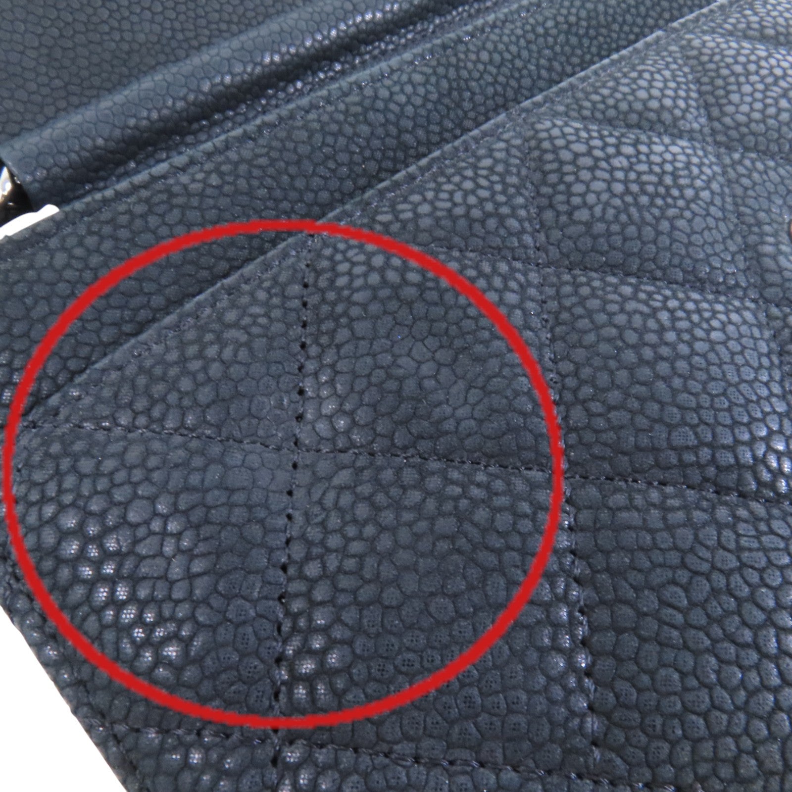 CHANEL 牛皮皮革WOC Wallet On Chain銀扣鏈帶肩背袋