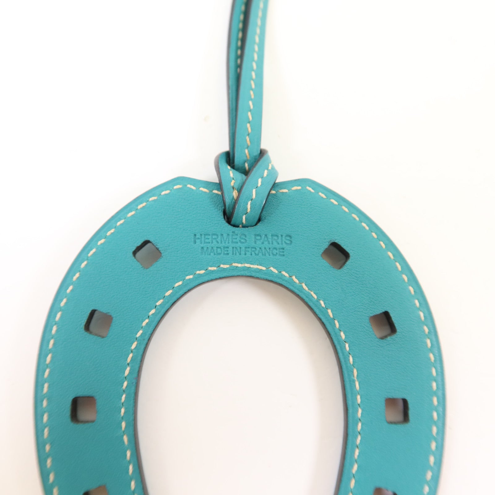 HERMES Swift皮革Paddock Horse Shoes Charm掛飾