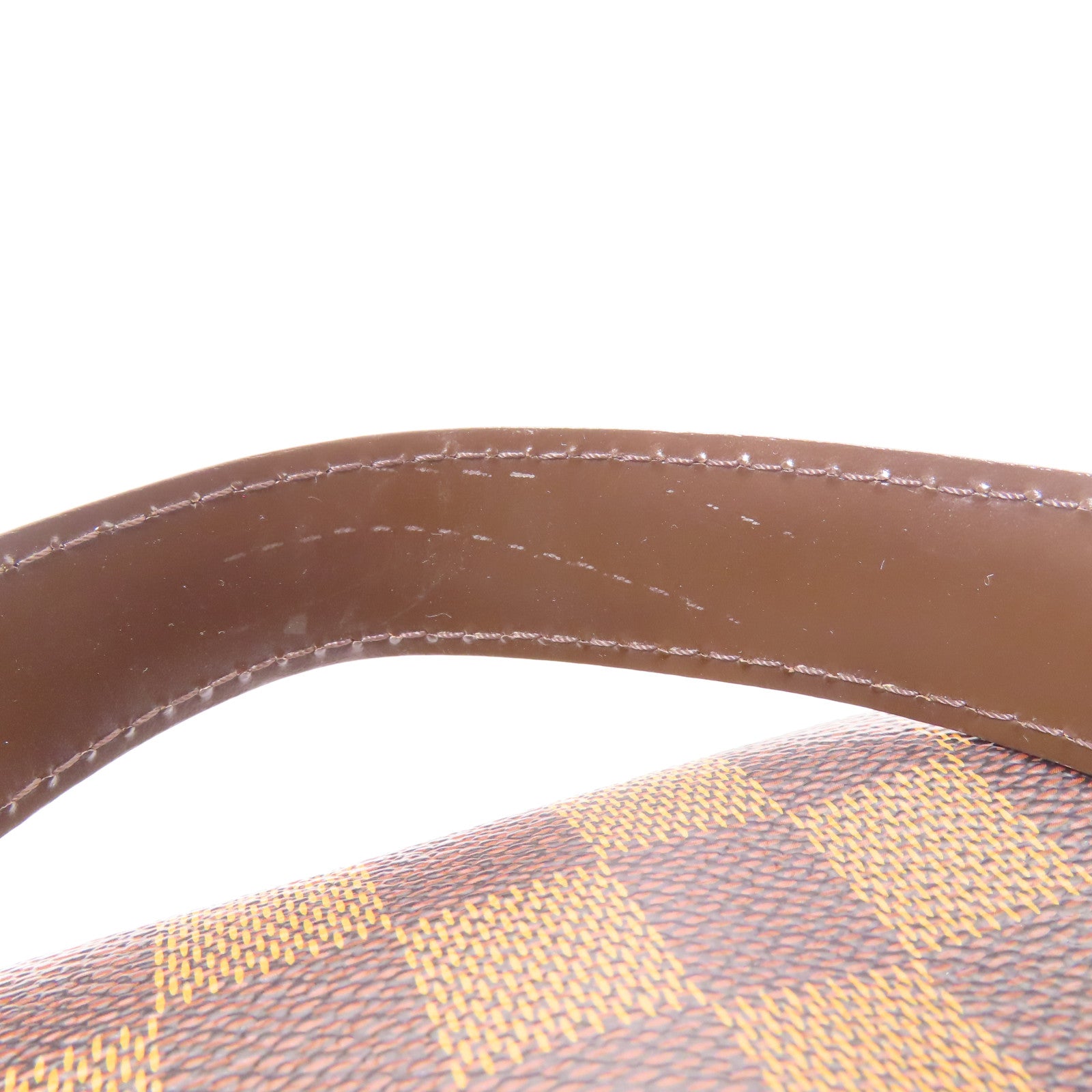LOUIS VUITTON Damier Hampstead PM金扣手挽袋