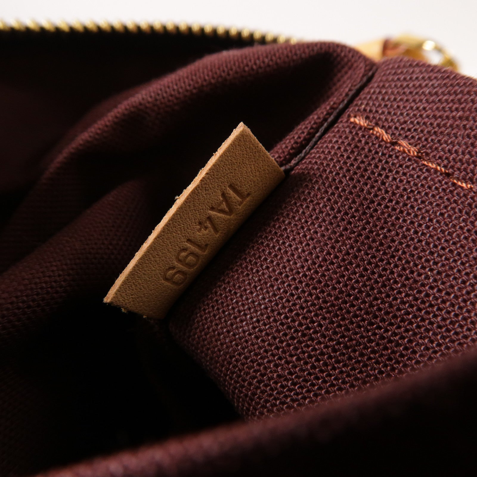 LOUIS VUITTON Monogram Rivory MM金扣手挽肩背兩用袋啡色