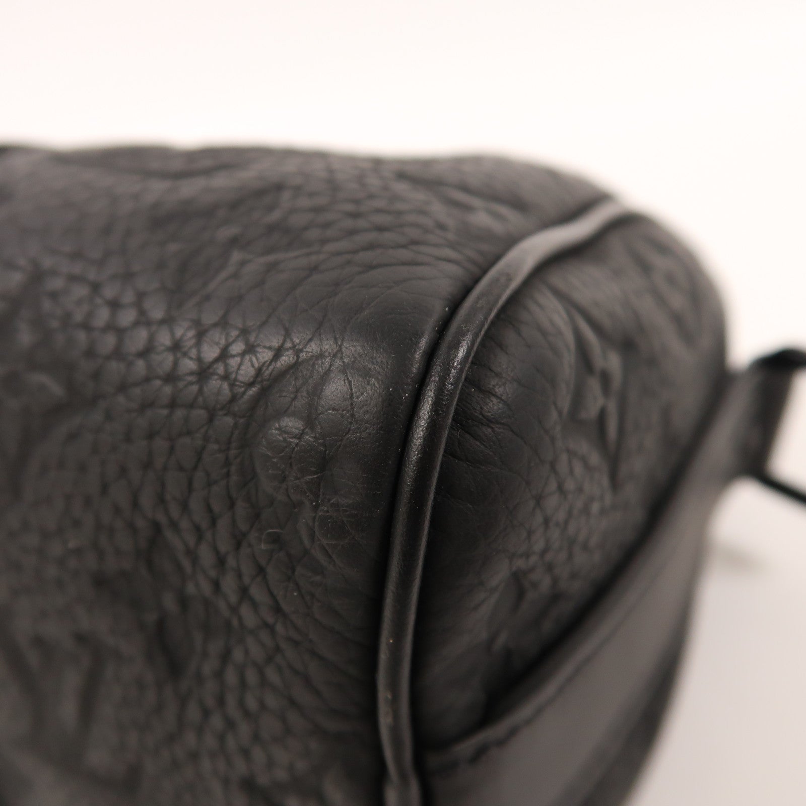 LOUIS VUITTON Monogram Taurillon Keepall Bandouliere 25手挽肩背兩用袋