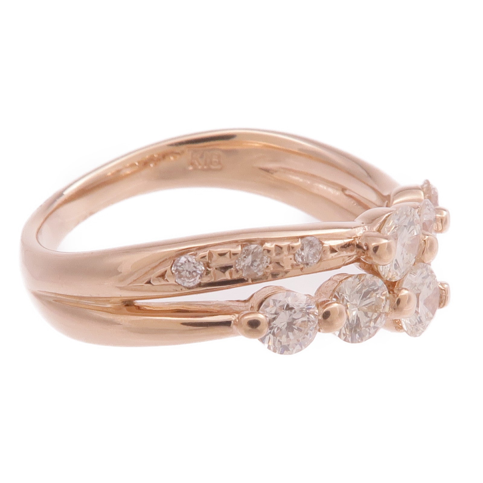 JEWELRY 18K玫瑰金Diamond Ring鑽石戒指US#5.25