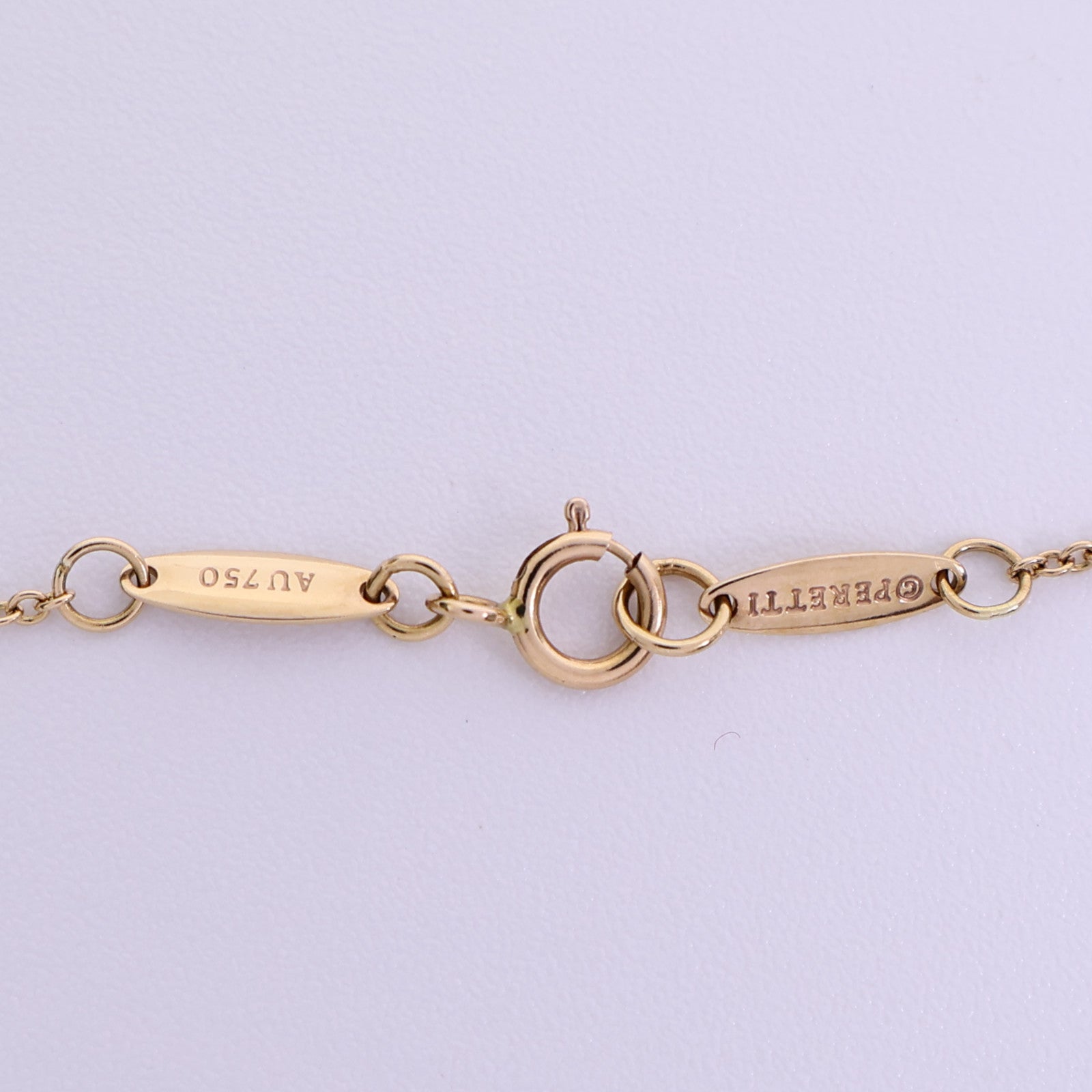 TIFFANY＆CO 18K玫瑰金Elsa Peretti Diamonds by the Yard鑽石手鏈