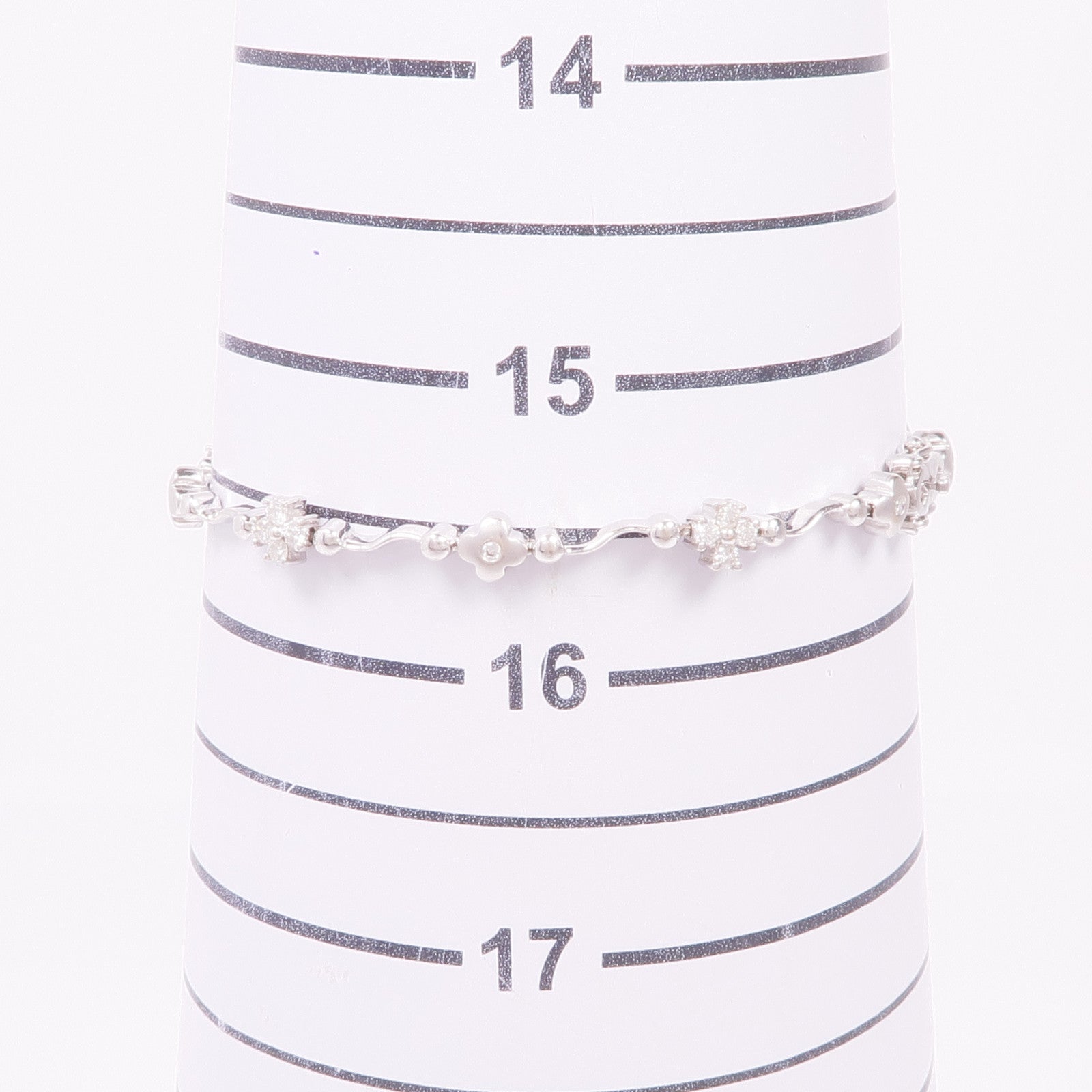 JEWELRY 【激減優惠】18K白金Diamond Bracelet鑽石手鏈