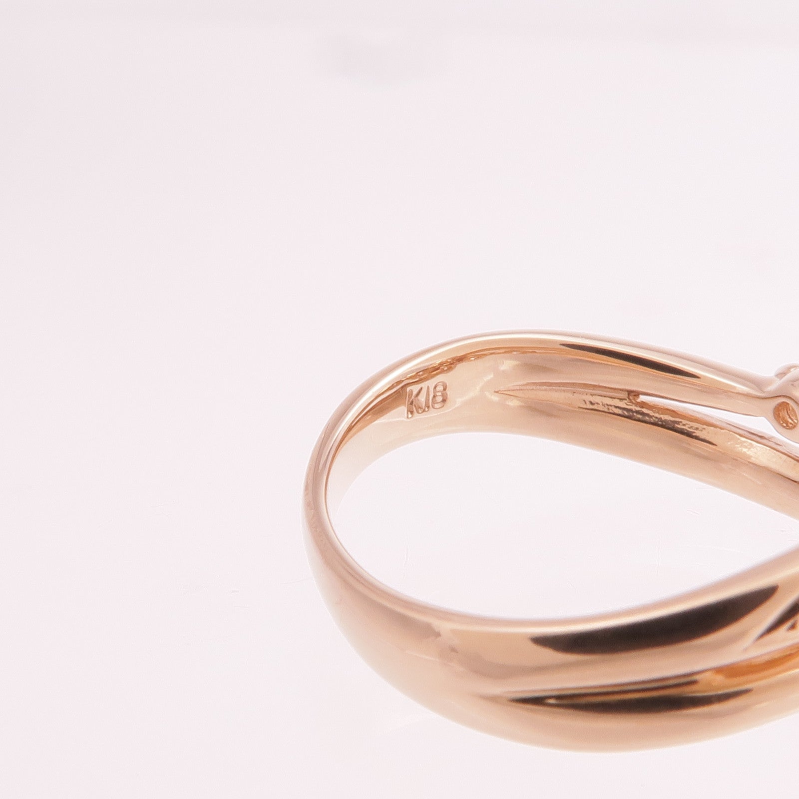 JEWELRY 18K玫瑰金Diamond Ring鑽石戒指US#5.25