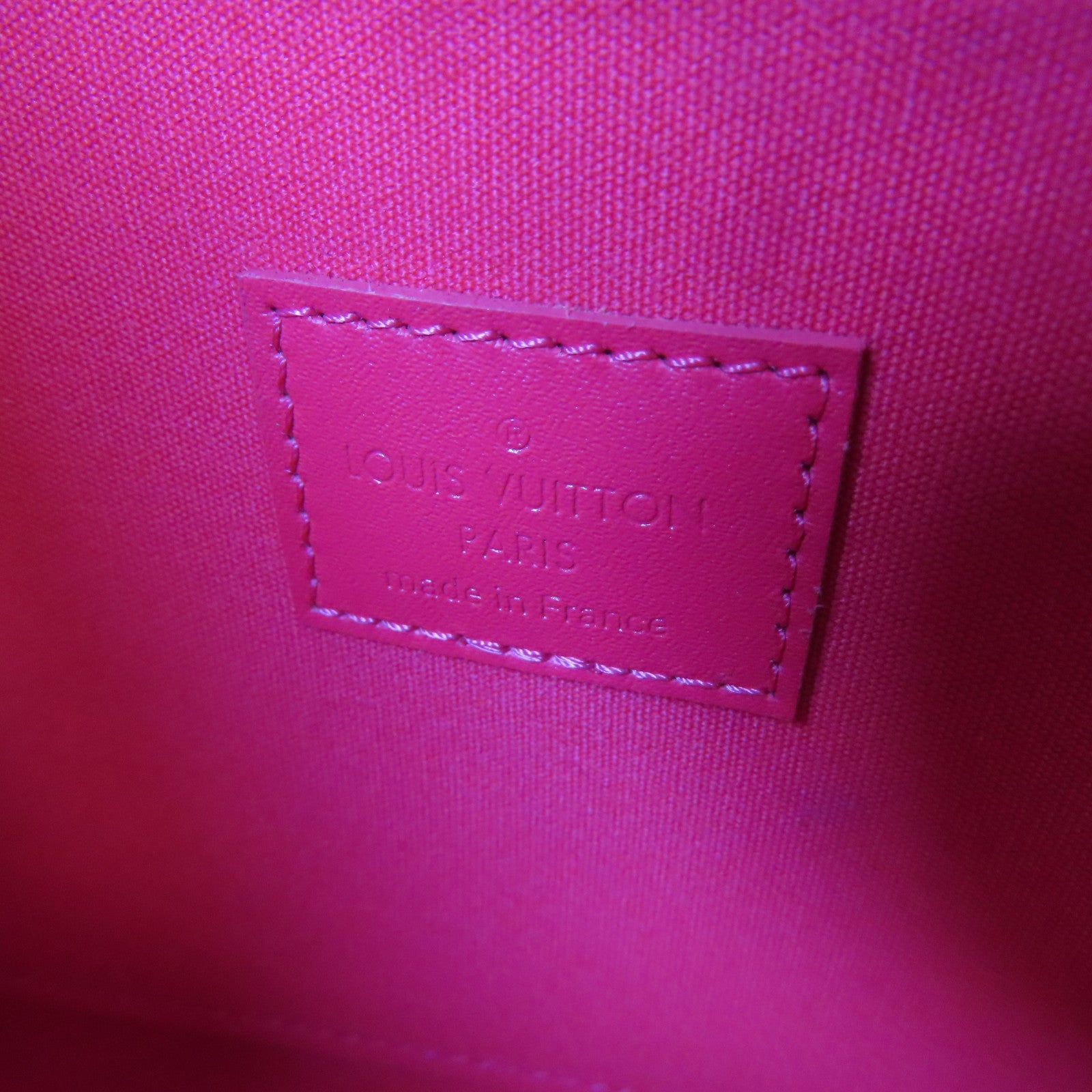 LOUIS VUITTON 【激減優惠】Vernis Felicie Pochette金扣鏈帶肩背袋粉紅色