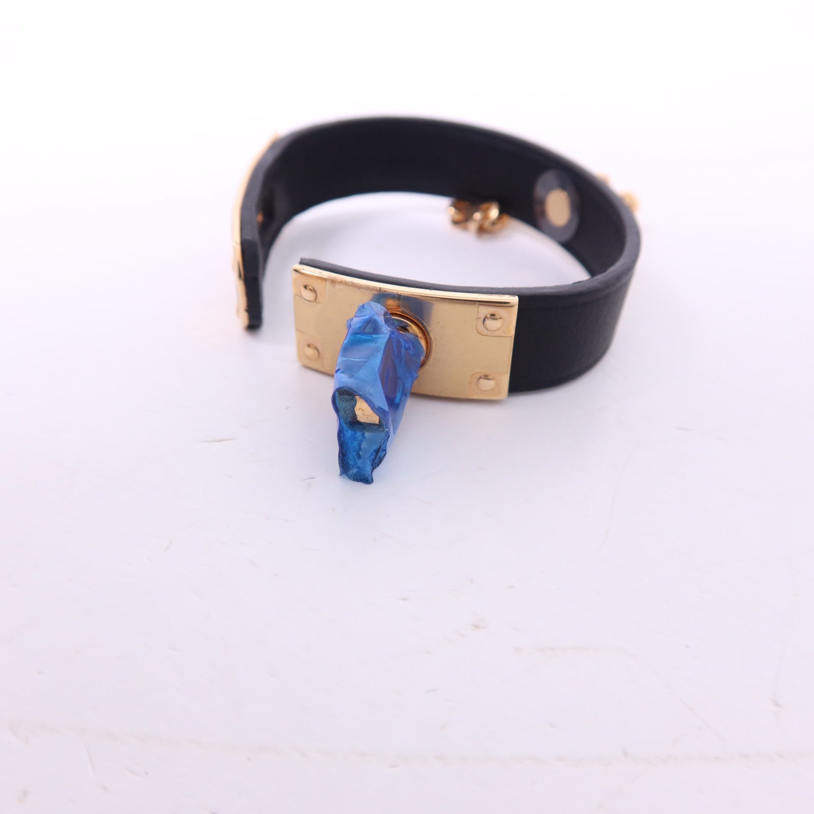 HERMES Swift皮革Kelly Glove Ring金扣手套環