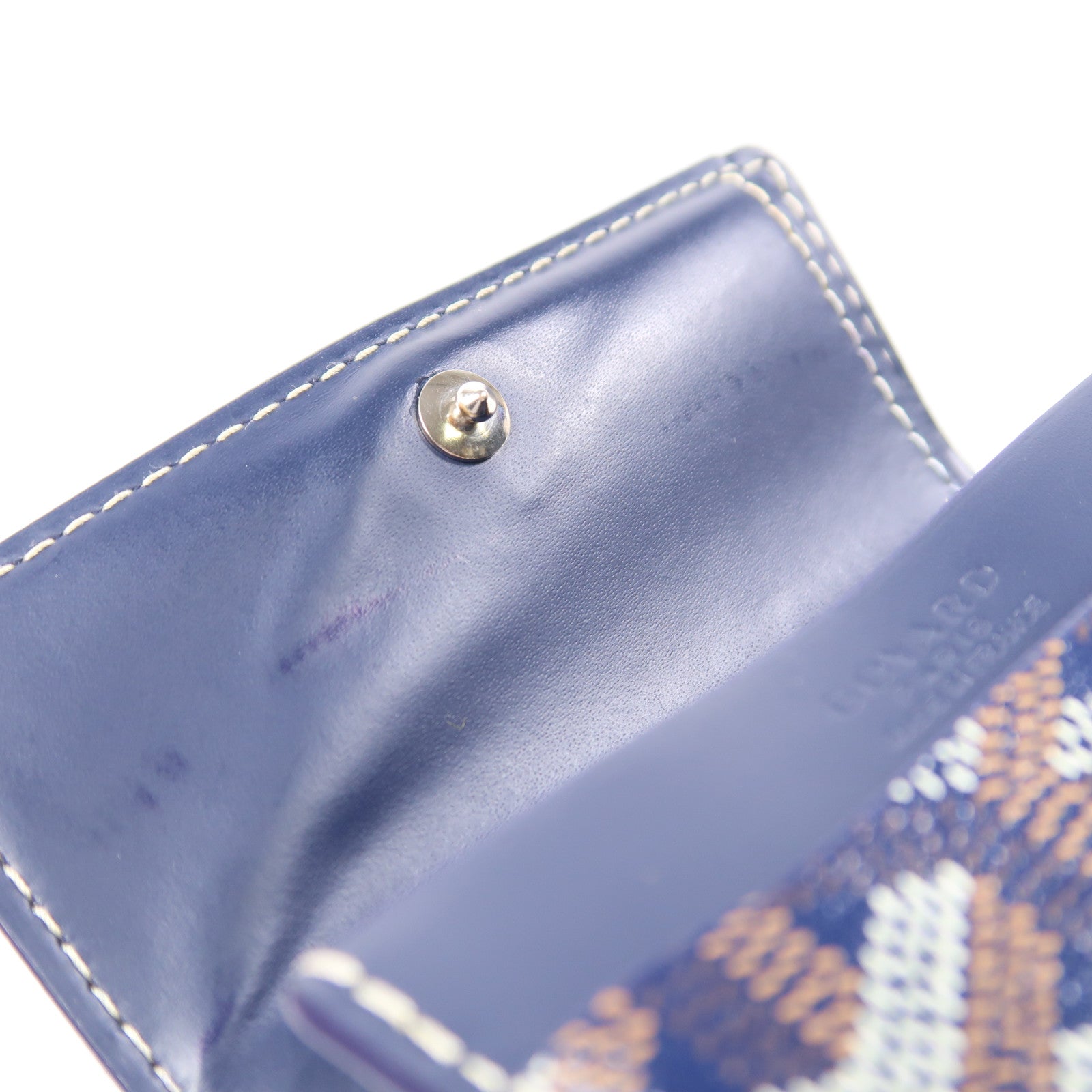 GOYARD 塗層帆布Marigny Wallet銀扣錢包