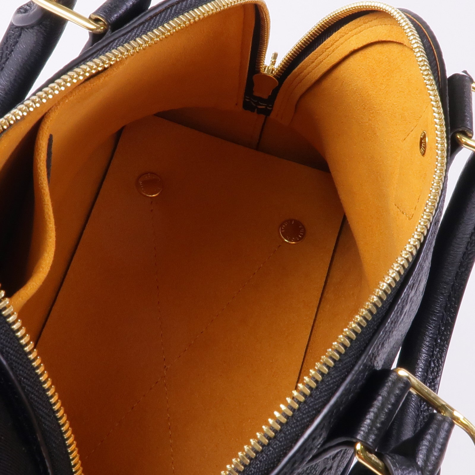 LOUIS VUITTON Monogram Empreinte Neo Alma BB金扣手挽肩背兩用袋
