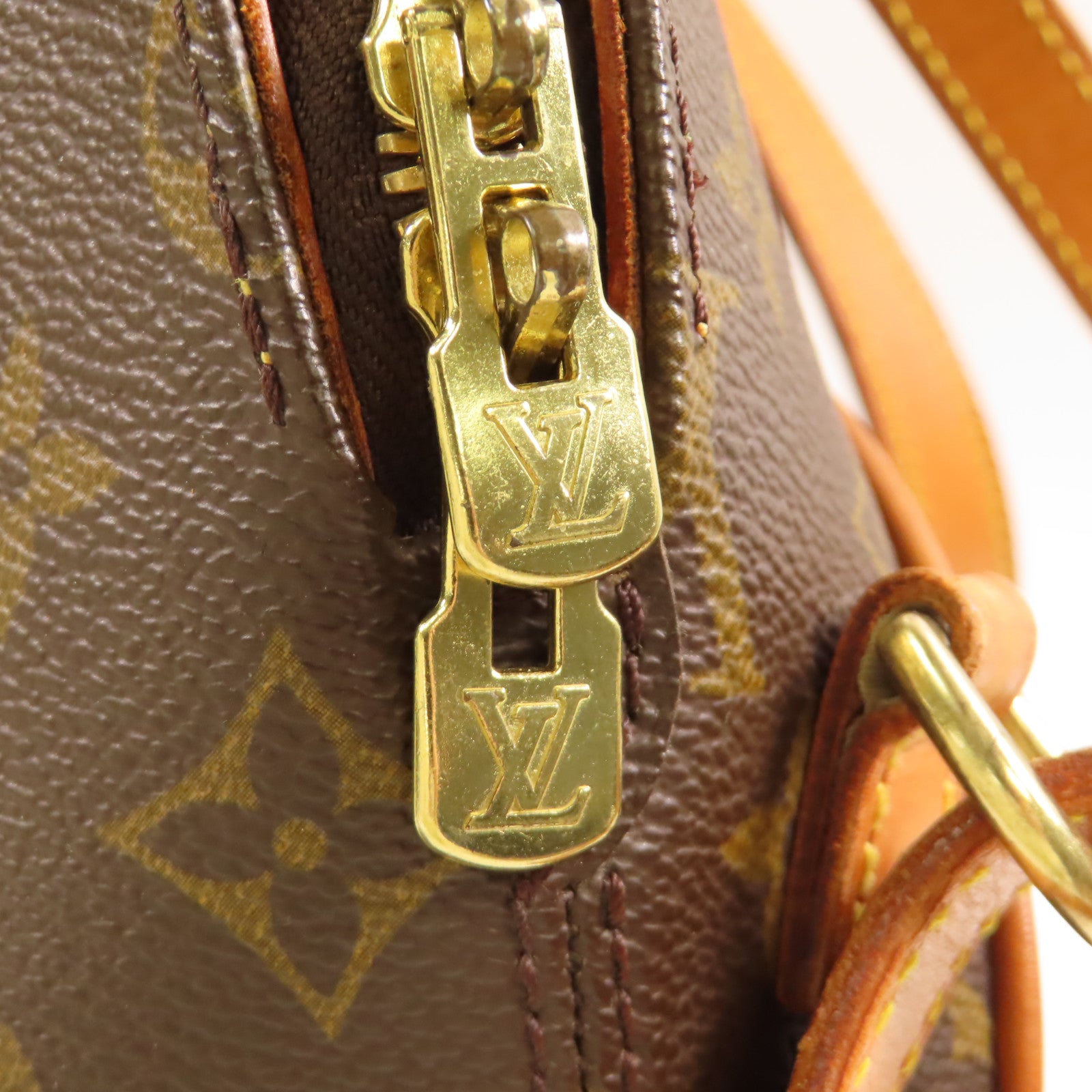 LOUIS VUITTON Monogram Ellipse Sack A Dos金扣背包棕色