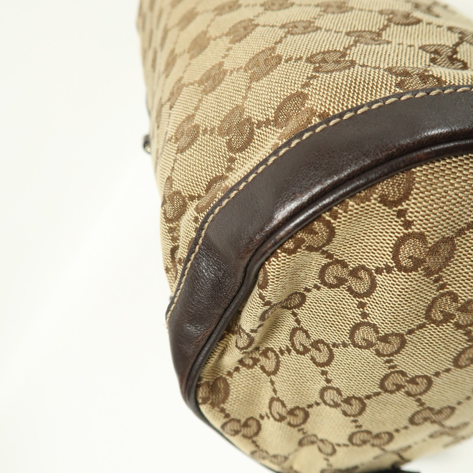 GUCCI 帆布Hand Bag金扣手挽袋