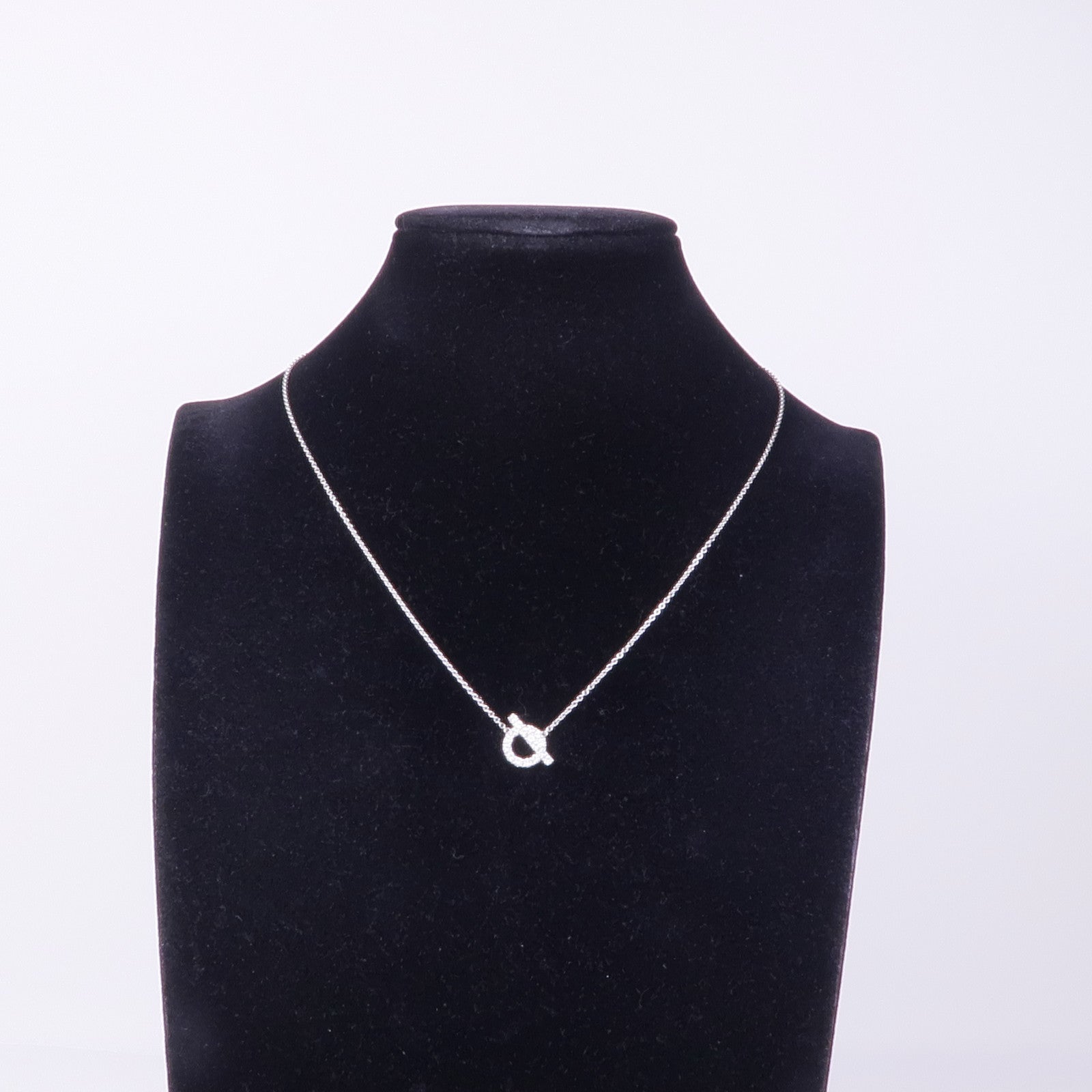 HERMES 【激減優惠】18K白金Finesse Pendant鑽石項鍊